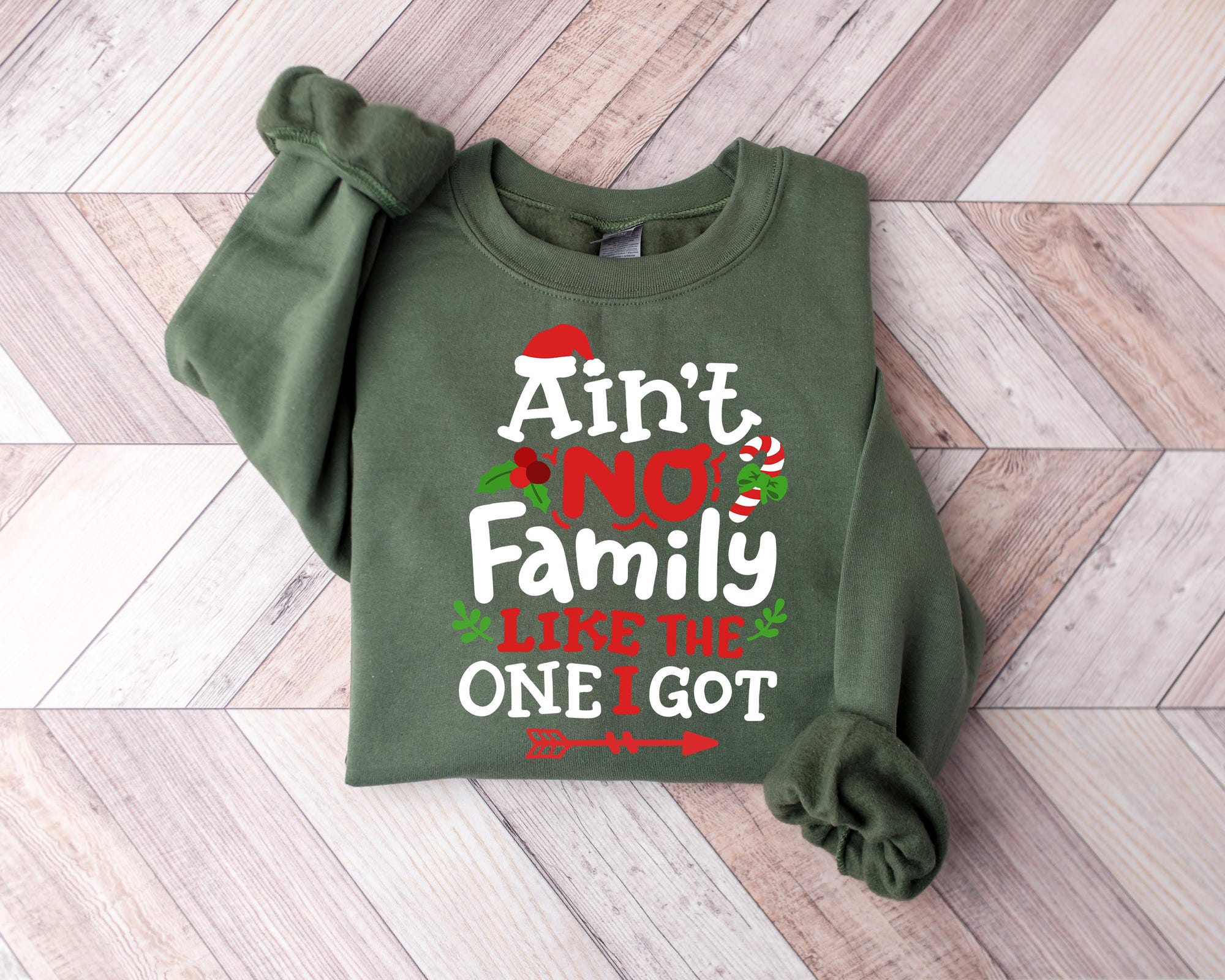 il_2000xN.7218639458_gmp1.jpg Ain't No Family Like The I One Got Christmas Shirts, Matching Family Christmas Shirts, Pajamas Tops, Family Shirts