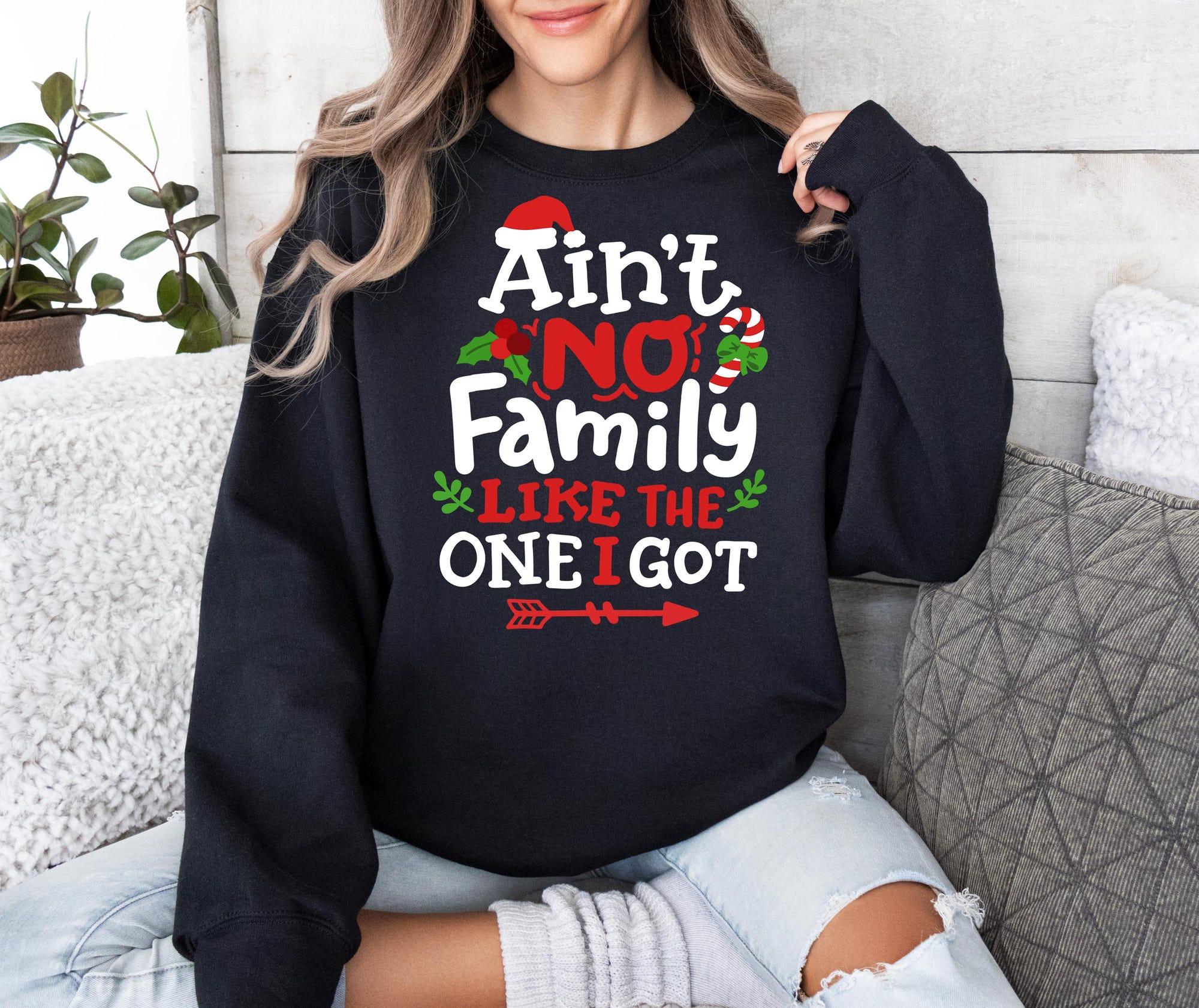 Ain’t No Family Like The I One Got Christmas Shirts, Matching Family Christmas Shirts, Pajamas Tops, Family Shirts