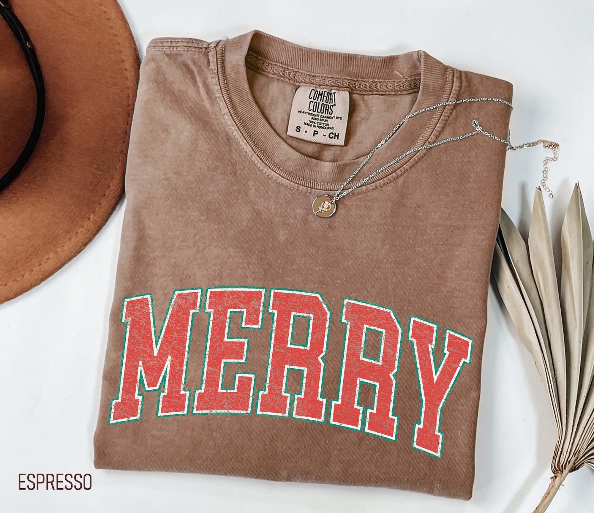 Comfort Colors Retro Merry Shirt, Merry Christmas T-shirt