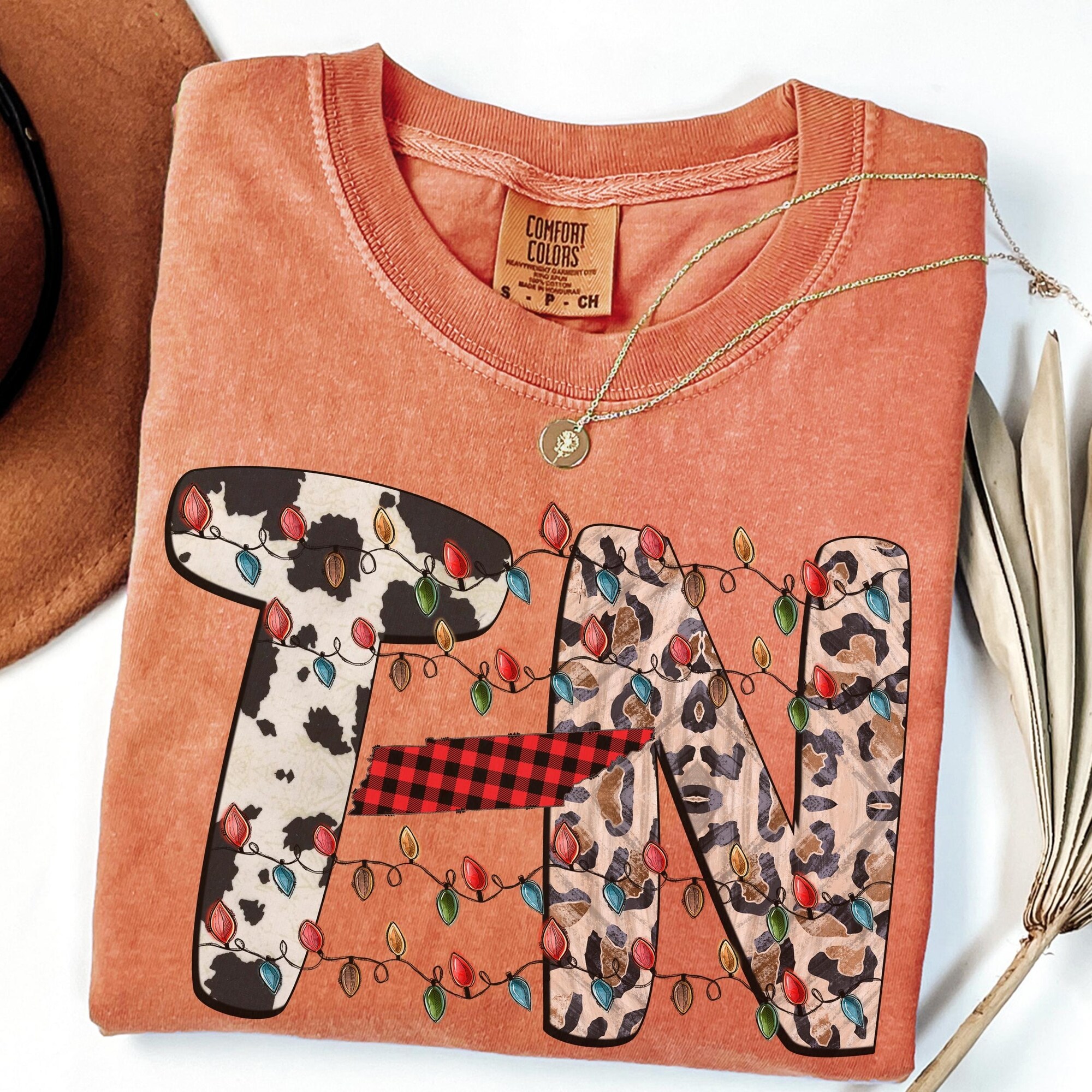 il_2000xN.7219491421_1p2t-1.jpg Comfort Colors Christmas Tennessee Shirt : Holiday State Pride Tee