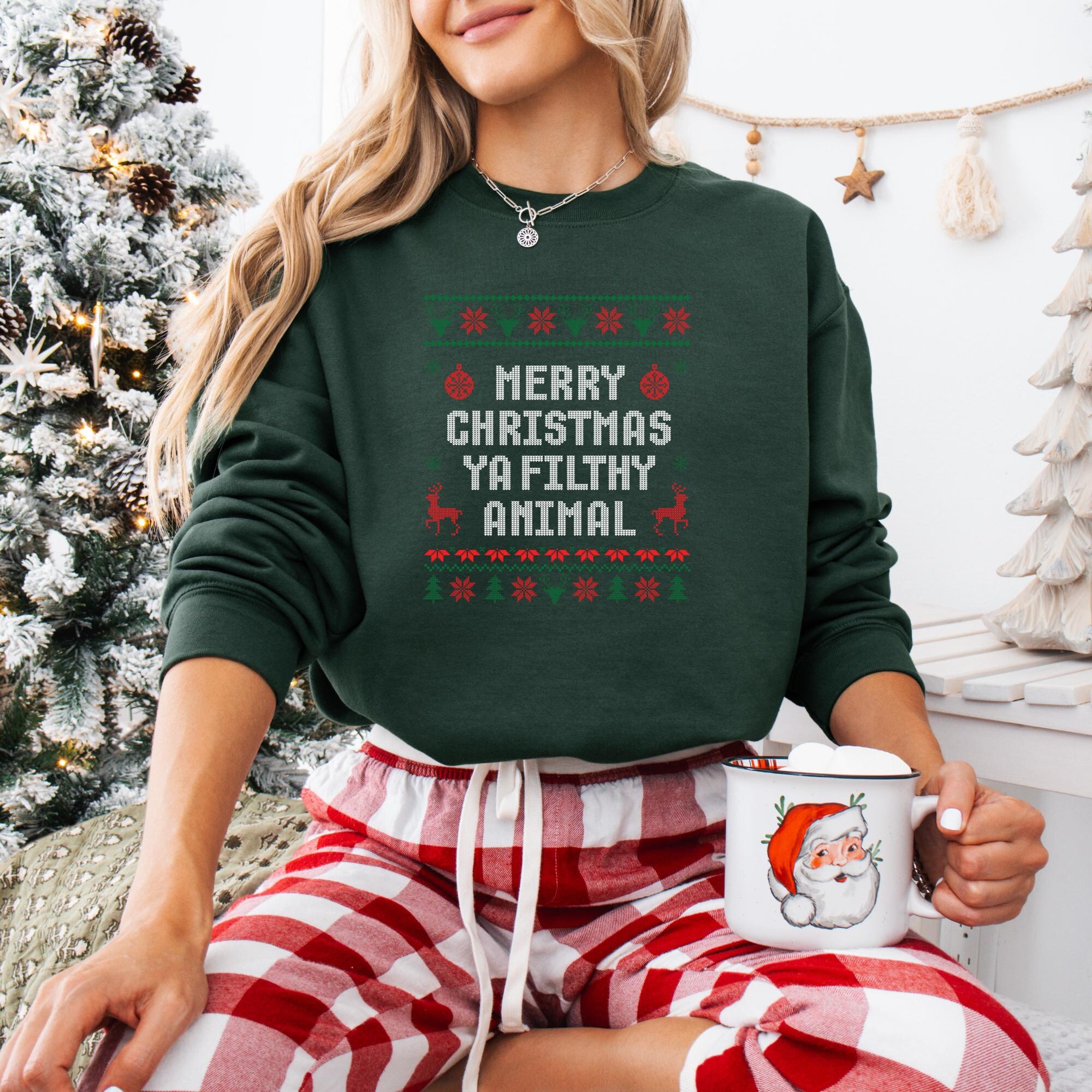 il_2000xN.7220272432_di44.jpg Home Alone Movie Family Matching Christmas Sweatshirt, Christmas Ya Filthy Animal Shirts, Christmas Group Shirts , Family Christmas Shirts