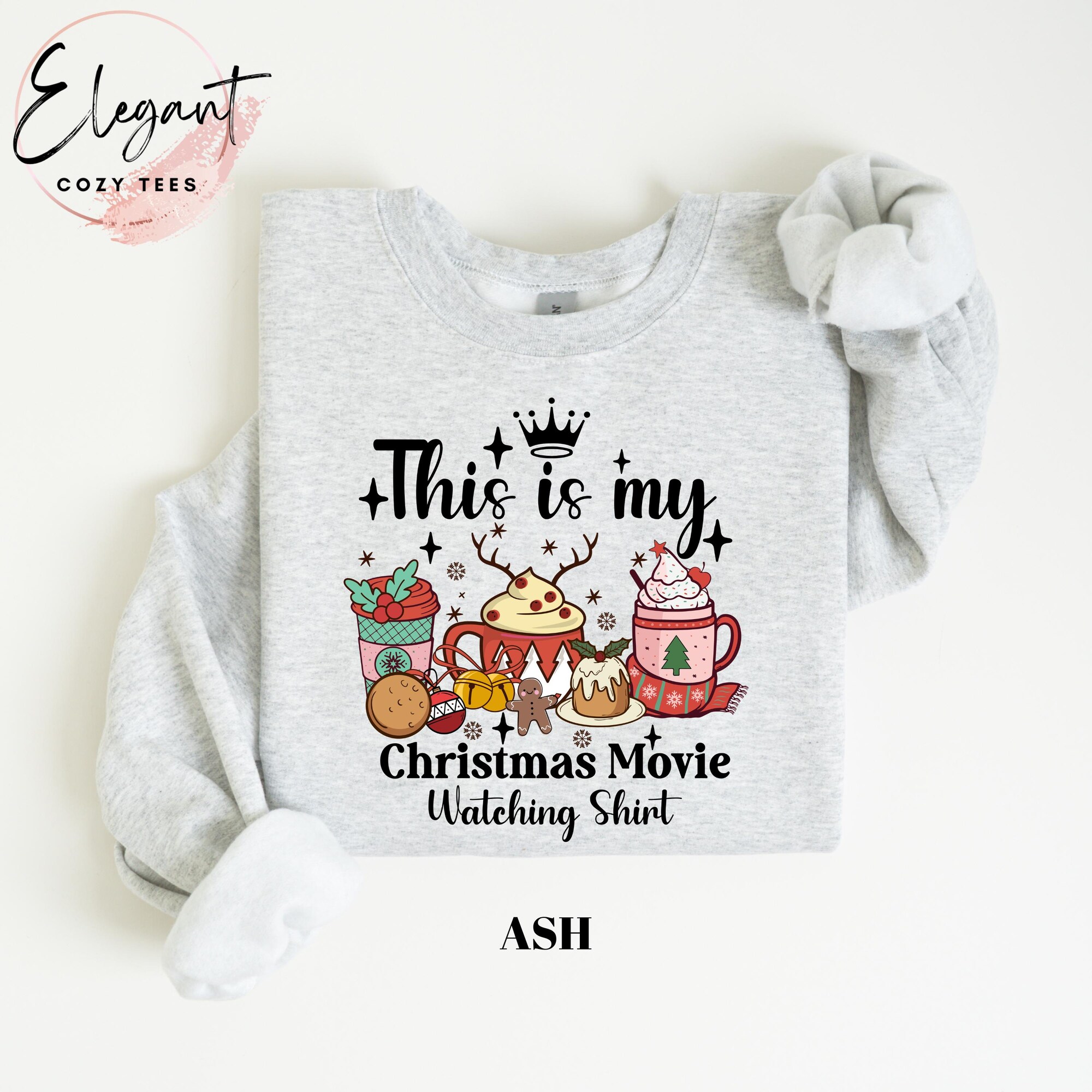 il_2000xN.7222567440_2otk.jpg This Is My Christmas Movie Watching Shirt, Christmas Movie Shirt, Holiday Spirit Shirt, Womens Christmas Sweatshirt, Christmas Gift Shirt