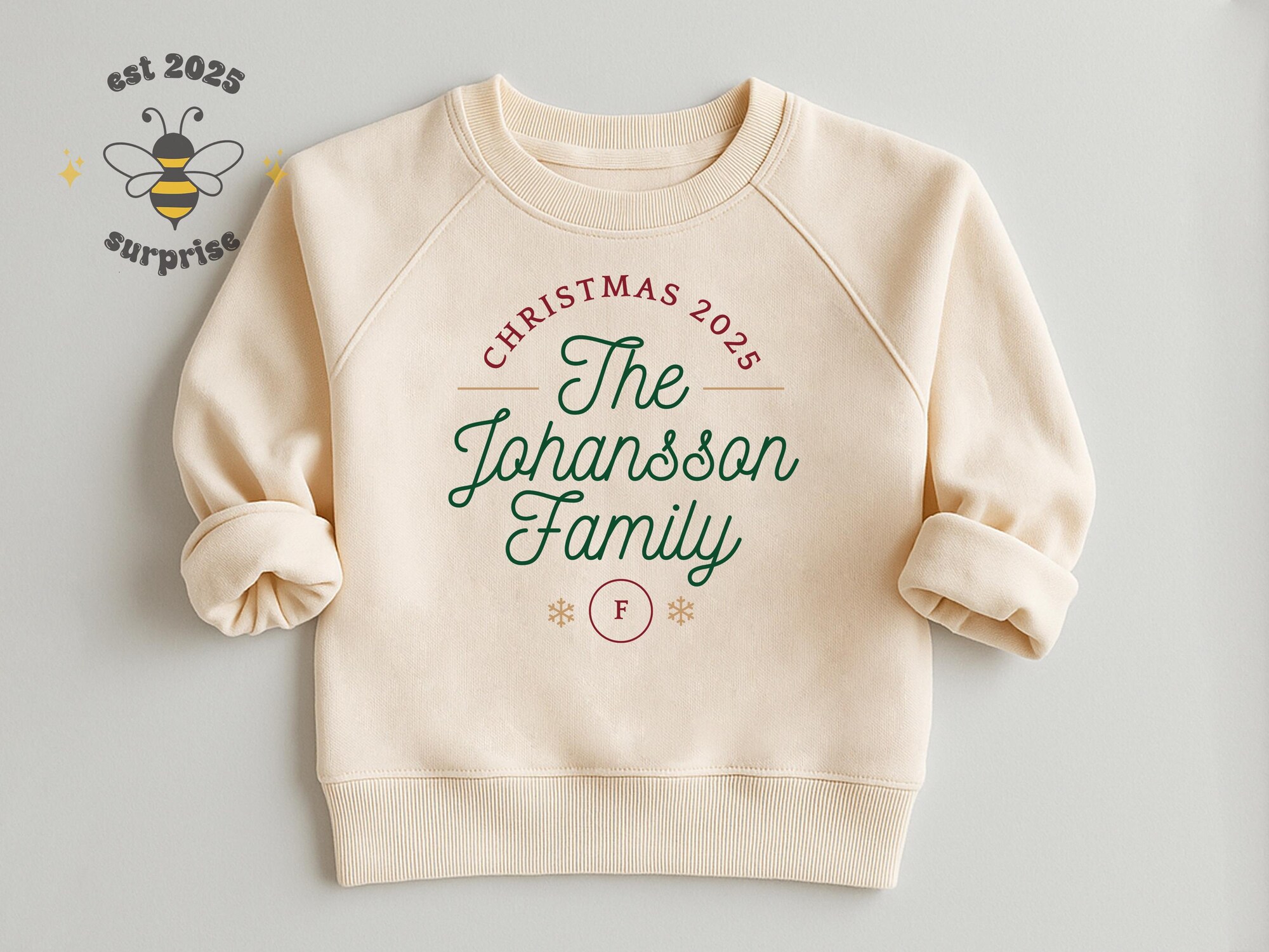 il_2000xN.7223452962_bau8.jpg Personalized Family Christmas Shirt: Custom Name Holiday Tee or Onesie