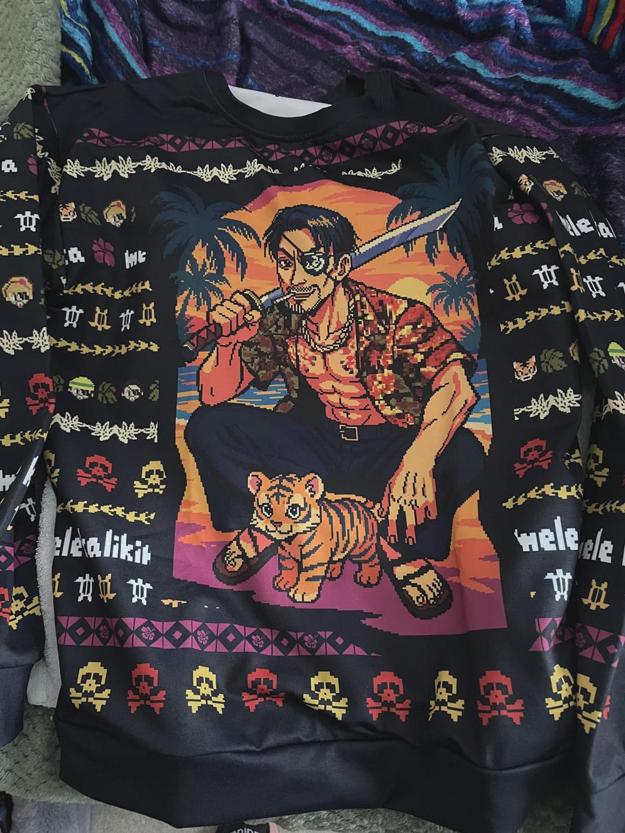 il_2000xN.7224262204_2h56.jpg Majima Ugly Christmas Sweater: Like a Dragon Gamer Holiday Cosplay