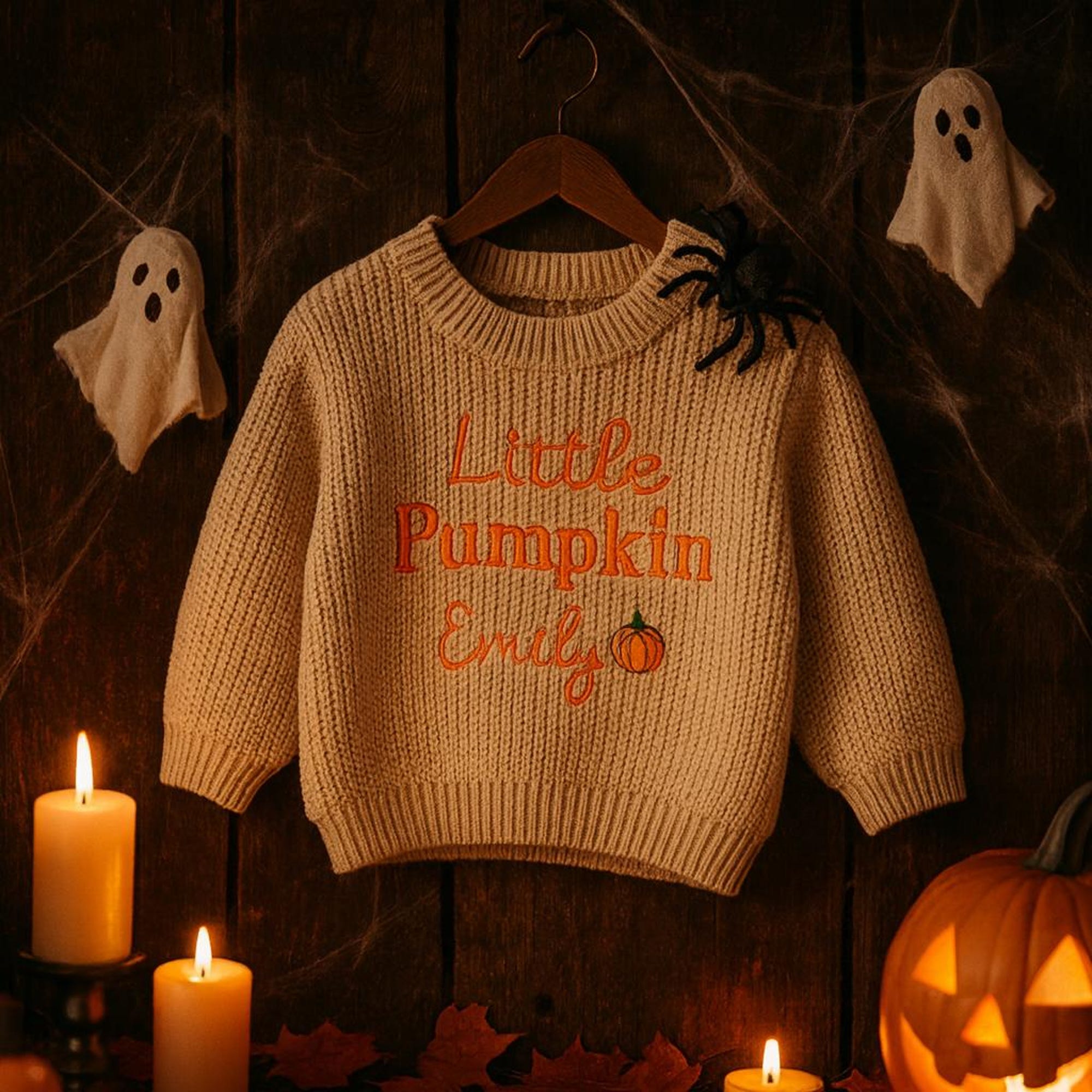il_2000xN.7226217790_51p3.jpg Personalized Embroided halloween baby sweater,best gift for baby, halloween Gift for kids