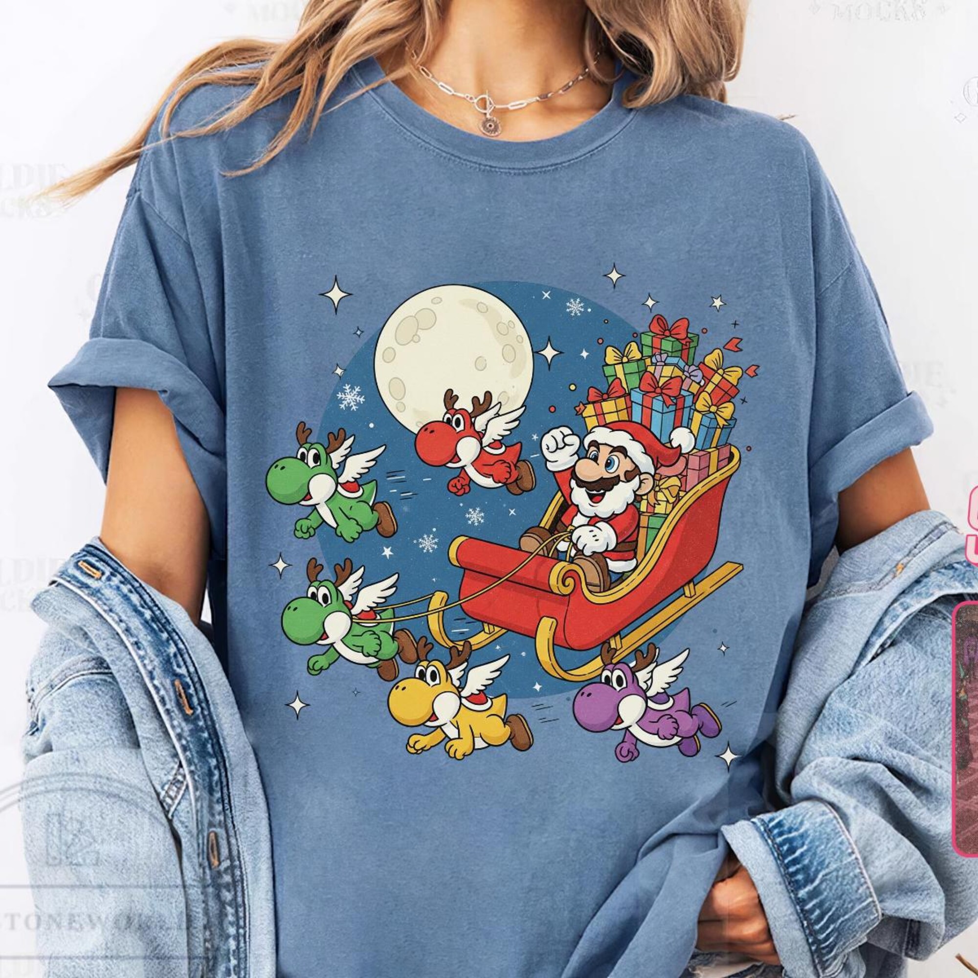 il_2000xN.7228755407_3ry8.jpg Super Mario Christmas Shirt, Mario Luigi Princess Peach Merry Christmas Holiday, Mario Epic Universe Family Christmas Matching Sweatshirt