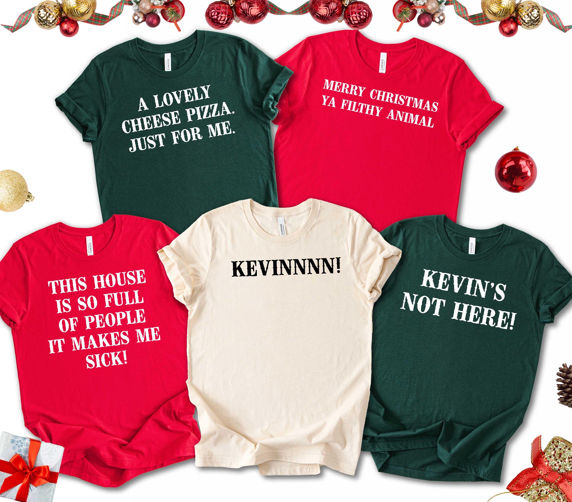 il_2000xN.7231182786_mfct.jpg Home Alone Quotes Christmas Sweatshirt: Funny Holiday Movie Tee
