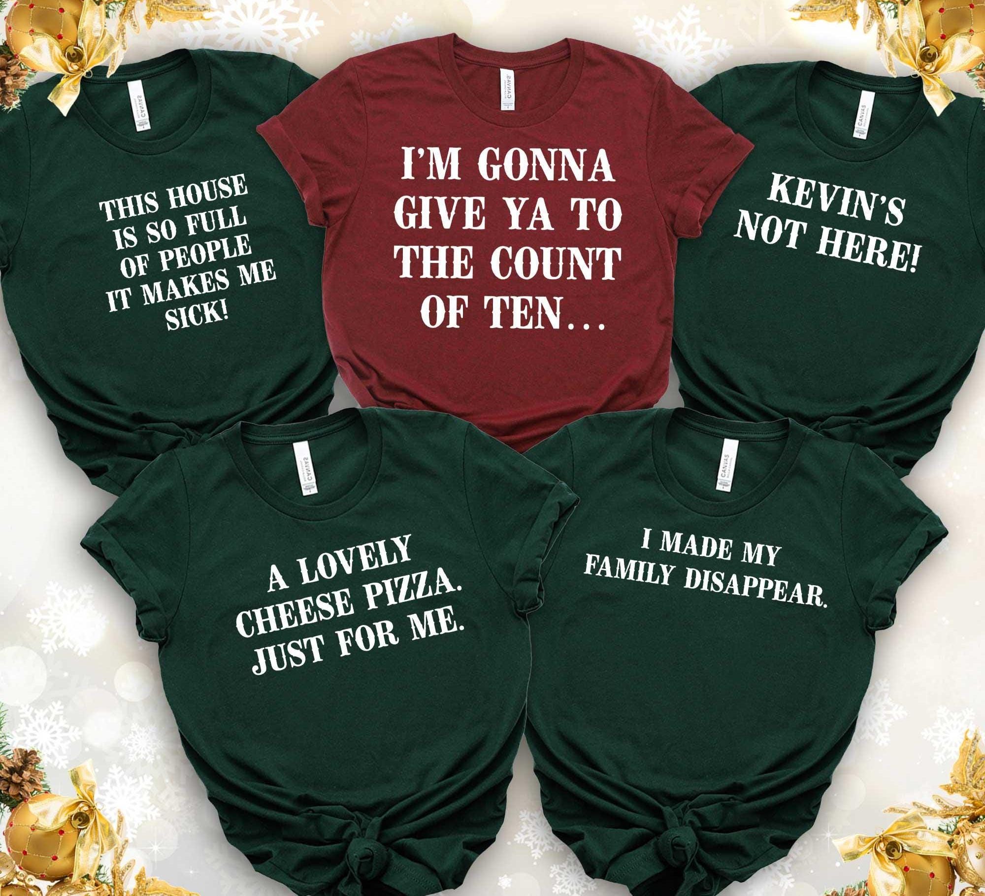 Home Alone Quotes Christmas Sweatshirt: Funny Holiday Movie Tee