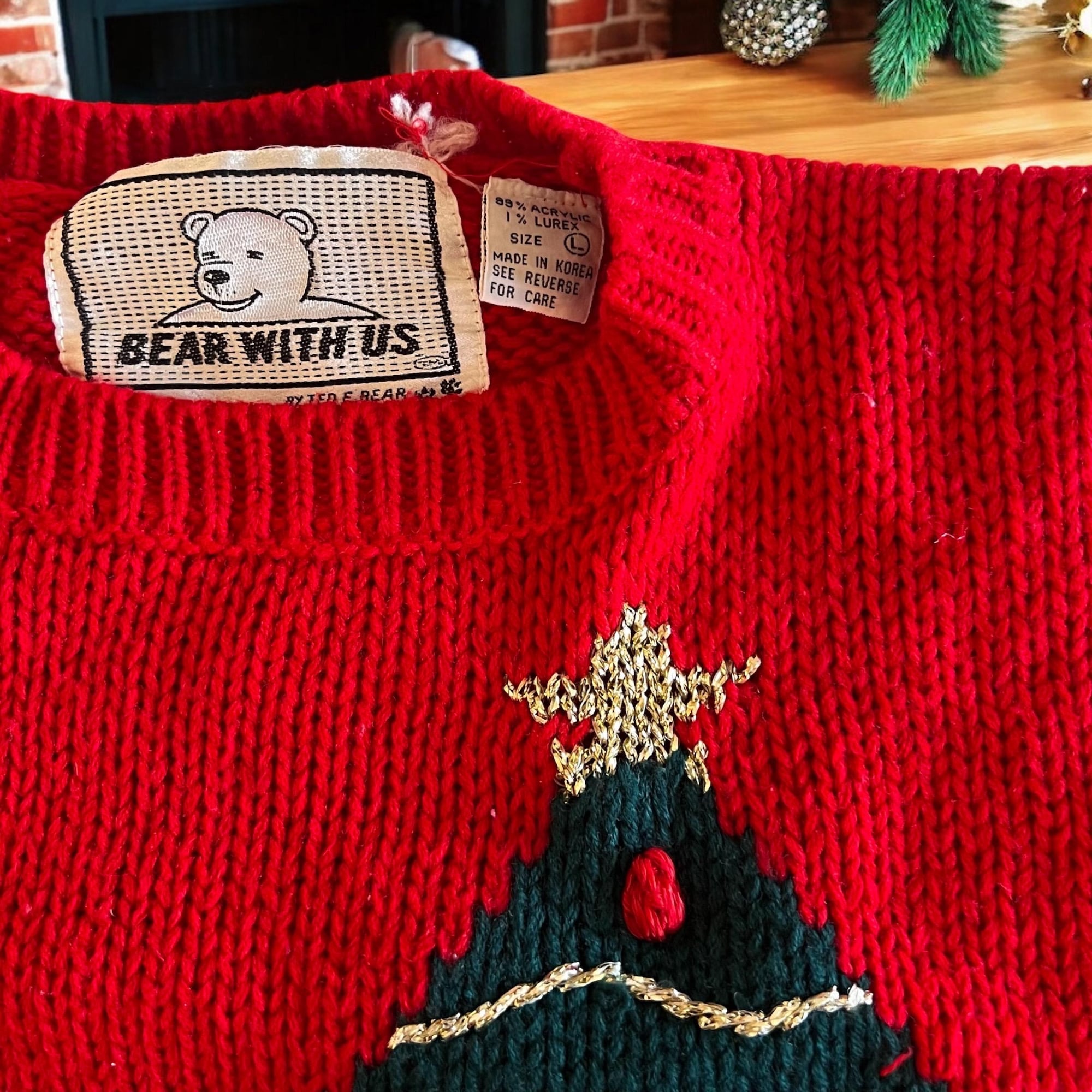 il_2000xN.7233586196_95z6.jpg Two!! Festive Vintage 80’s-90’s Christmas Bear Sweaters