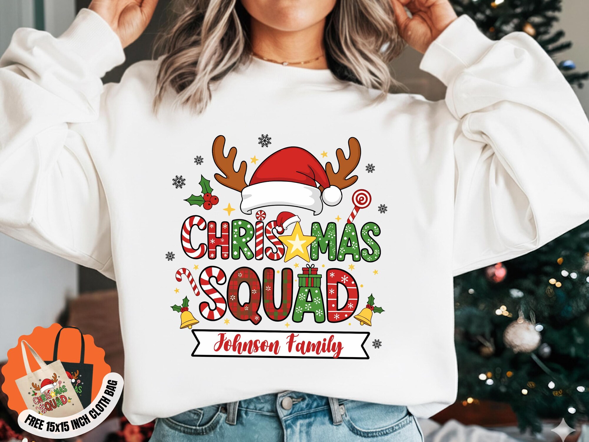 il_2000xN.7234860528_9ura-1.jpg Personalized Christmas Squad Shirt: Family Matching Holiday Tee