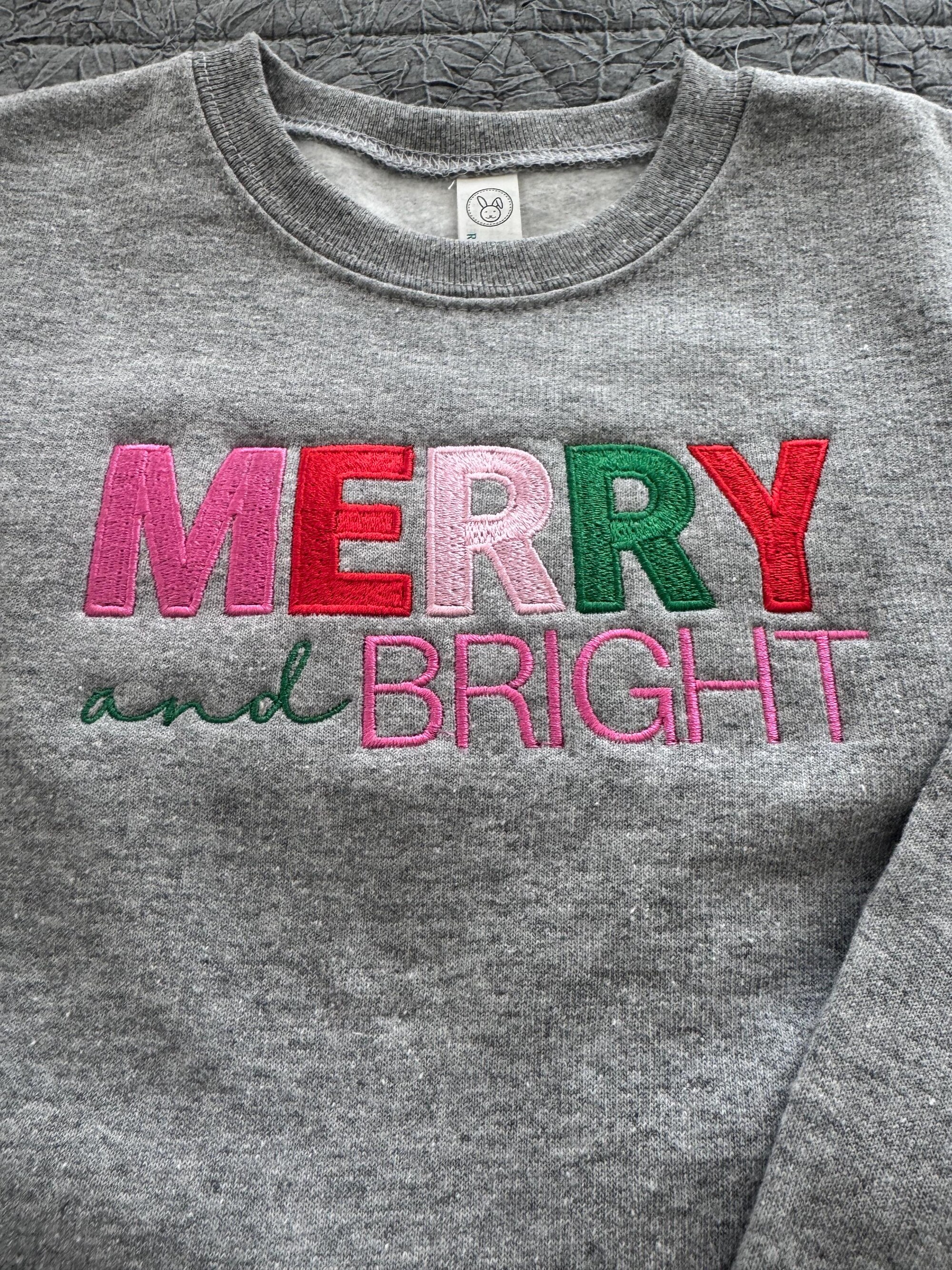 il_2000xN.7235574834_r4bg.jpg Embroidered "Merry and Bright" Christmas Sweatshirt