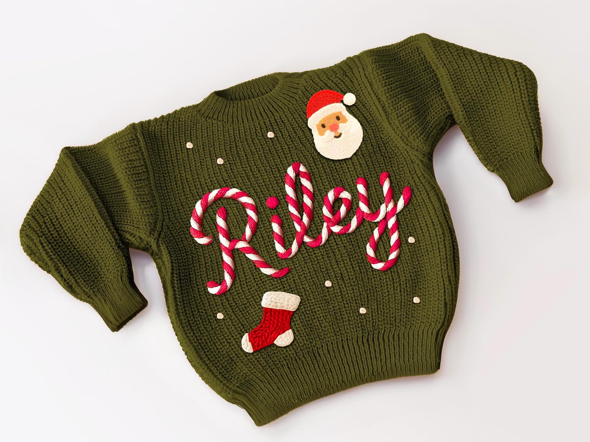 il_2000xN.7237980297_1jcp.jpg Hand-Embroidered Christmas Baby Sweater: Personalized Keepsake Gift
