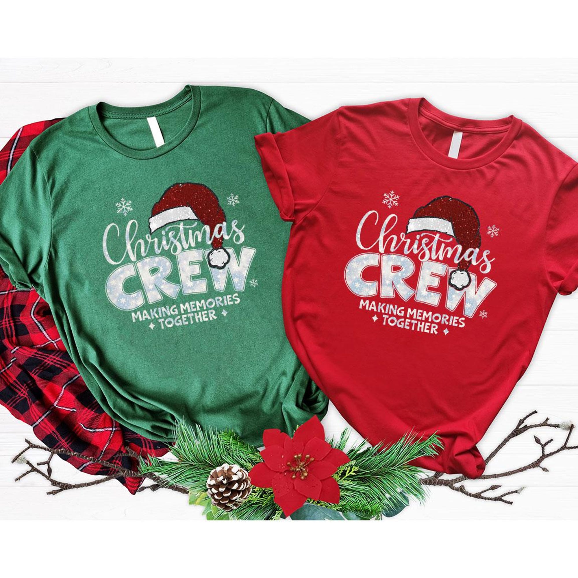 il_2000xN.7238925386_f9tu.jpg Christmas Family Matching Shirts, Christmas Crew 2025 Shirt, Family Christmas Group Shirts, Christmas Gift, Christmas Crew Matching Shirts