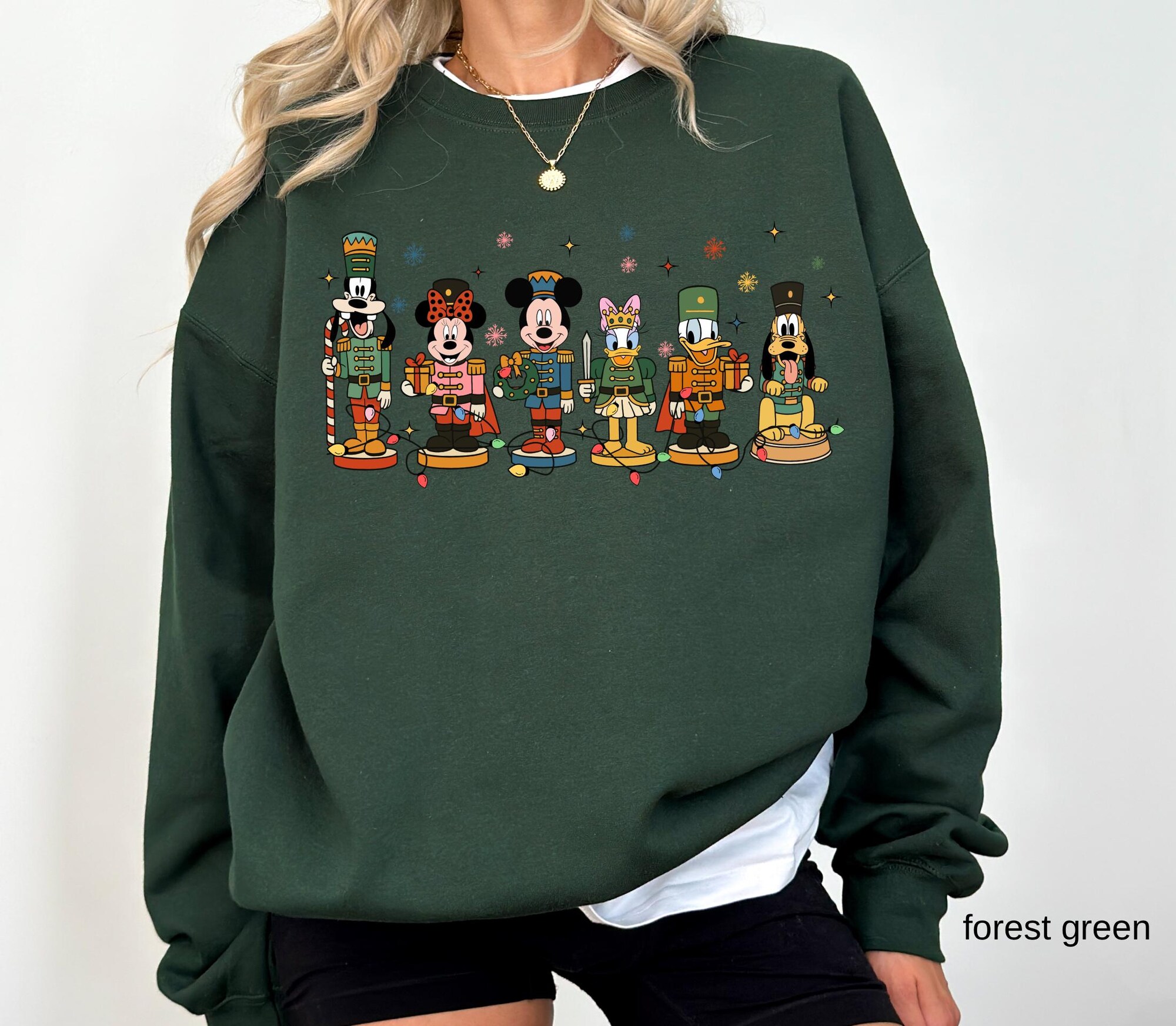il_2000xN.7240312519_joq2-1.jpg Nutcracker Disney Mickey and Friends Christmas Sweatshirt: Disneyland Family Gift, Very Merry Christmas
