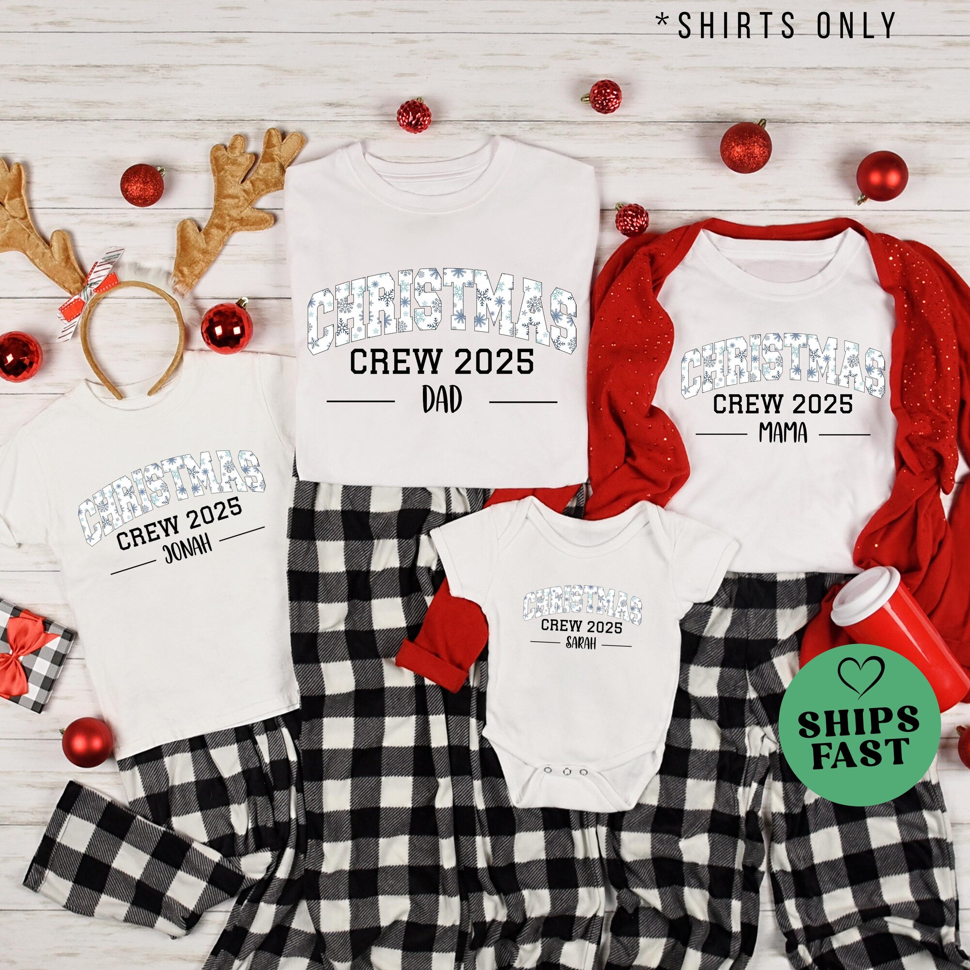il_2000xN.7244264041_lozp-1.jpg Custom Family Christmas 2025 Shirt, Matching Family Christmas Tshirt, Personalized Name Christmas Shirt, Varsity Snow Christmas Shirt