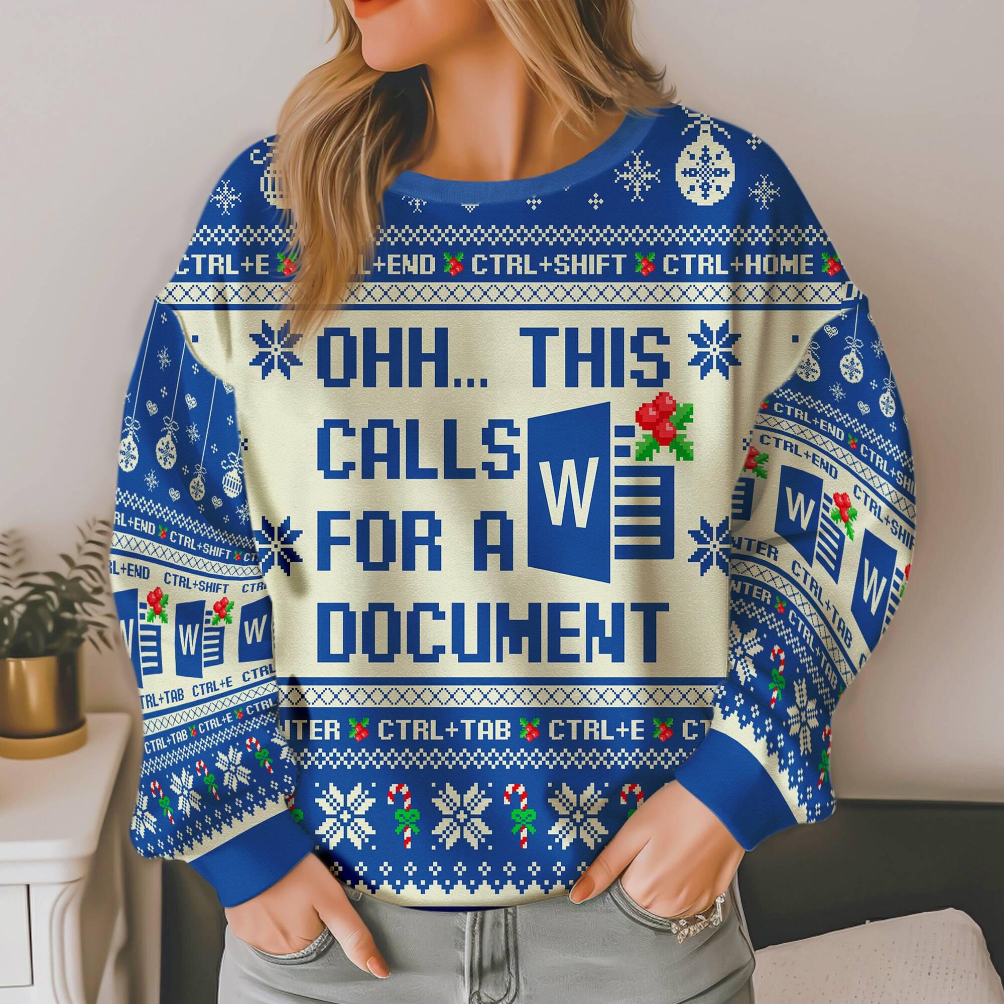 il_2000xN.7246003668_kc6a-1.jpg Ohh This Calls For A Spreadsheet Ugly Sweater, Excel Freak In The Sheets Ugly Christmas, Excel Group Matching Christmas Shirt Xmas Gift 2025