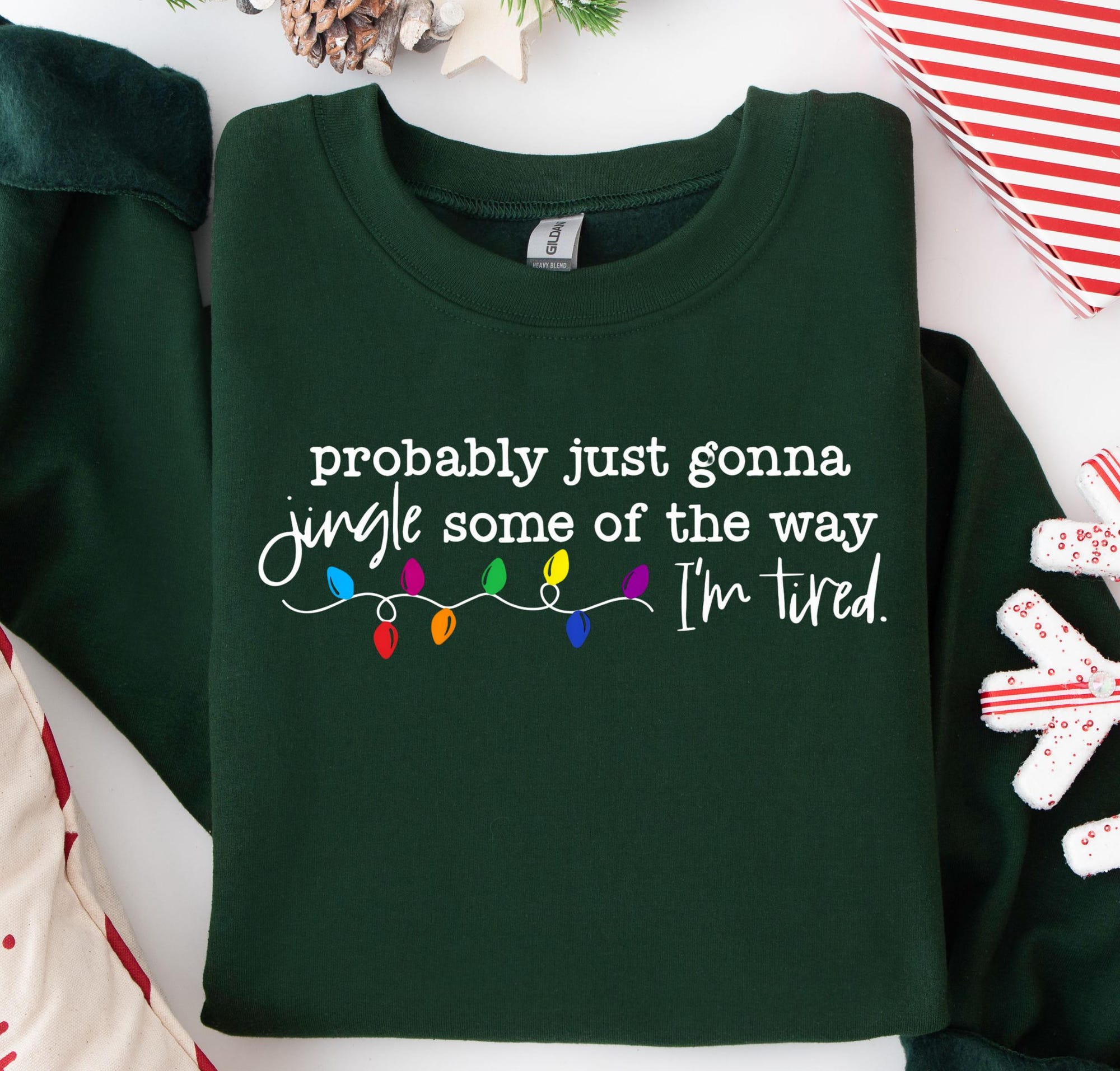 il_2000xN.7246342876_3y45.jpg Funny Christmas Sweatshirt: Jingle Some Of The Way I'm Tired