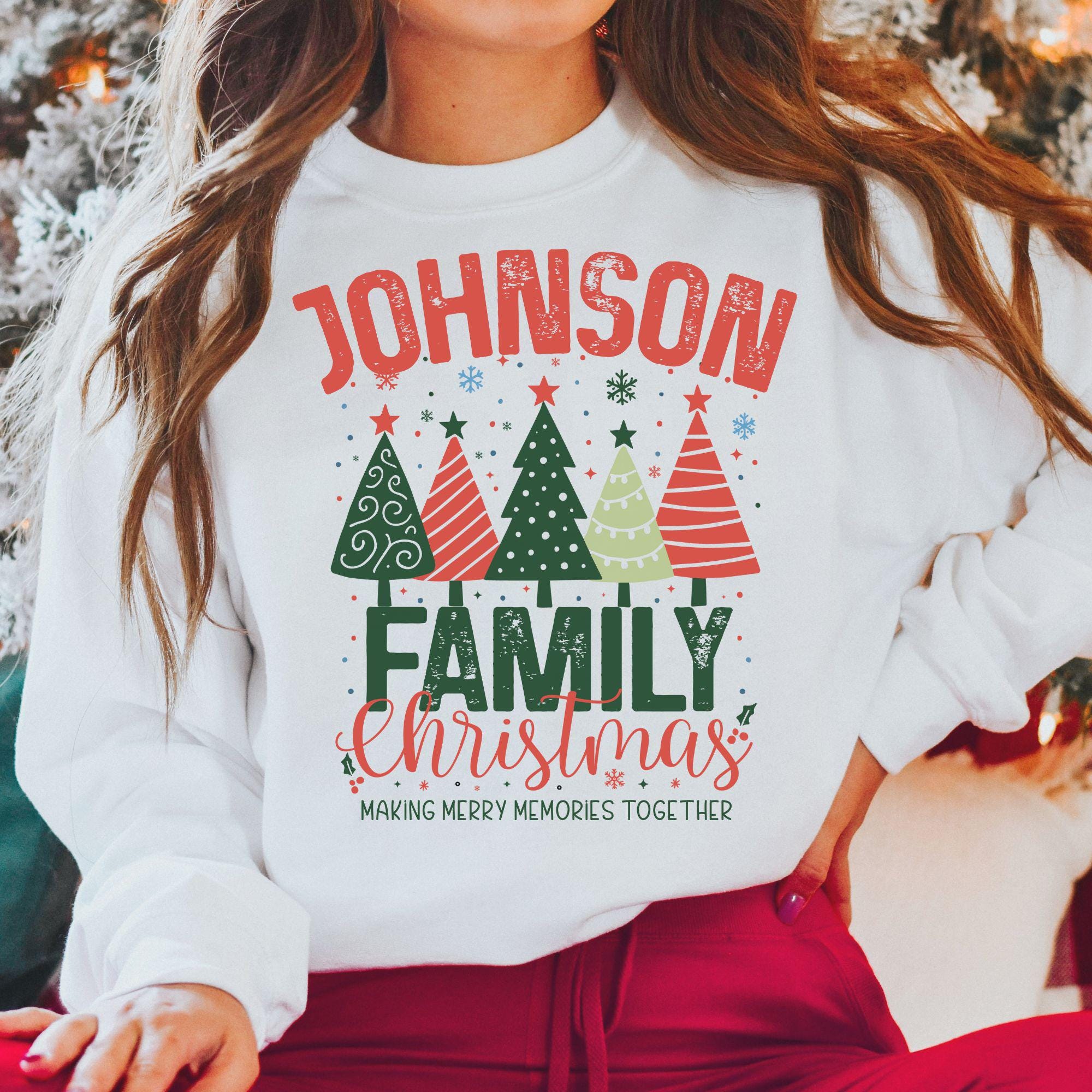 il_2000xN.7246467921_kwj5.jpg Matching Family Christmas Shirts, Custom Family Christmas Shirts, Personalized Name Christmas Family Shirt, Matching Xmas Tees
