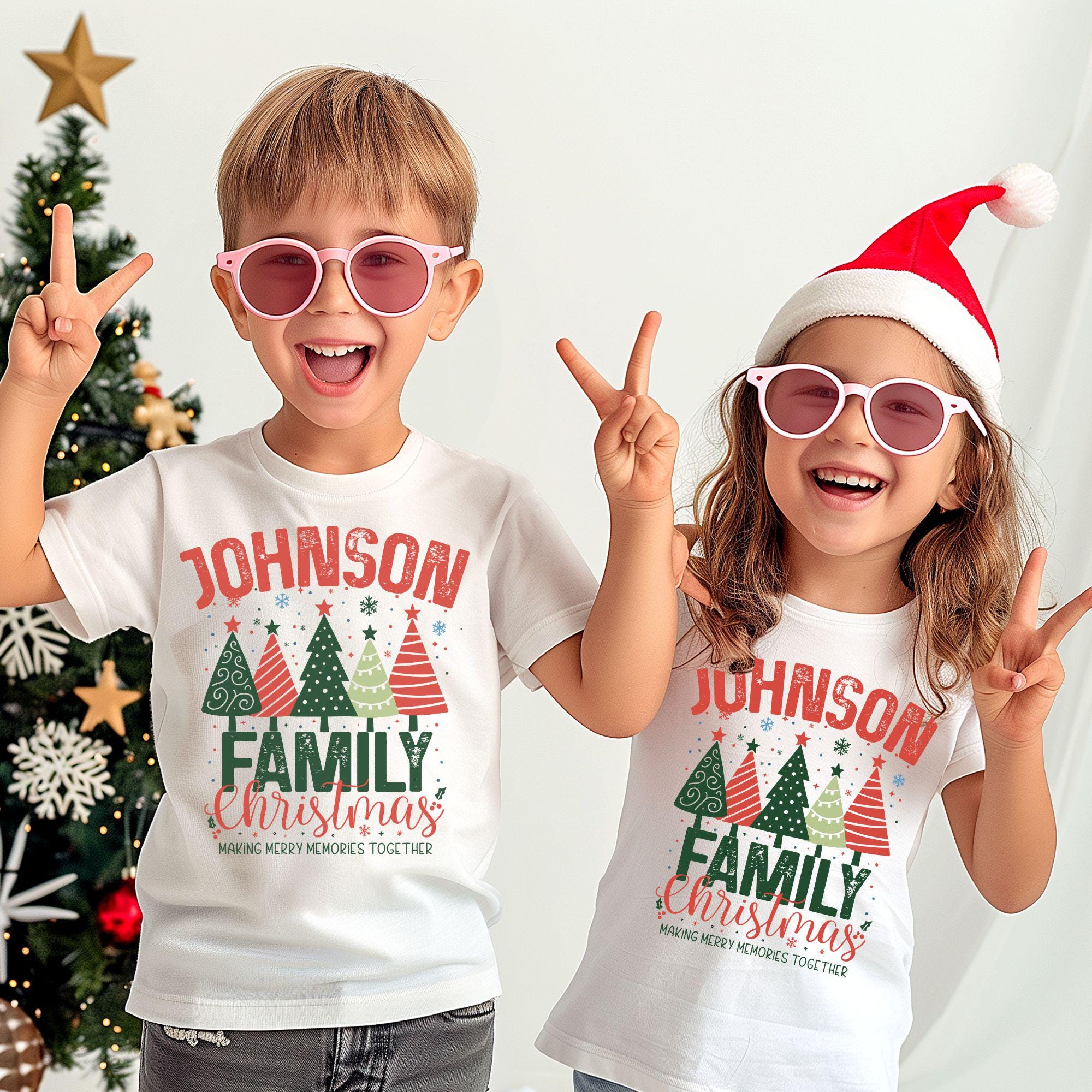 il_2000xN.7246467925_e2gs.jpg Matching Family Christmas Shirts, Custom Family Christmas Shirts, Personalized Name Christmas Family Shirt, Matching Xmas Tees