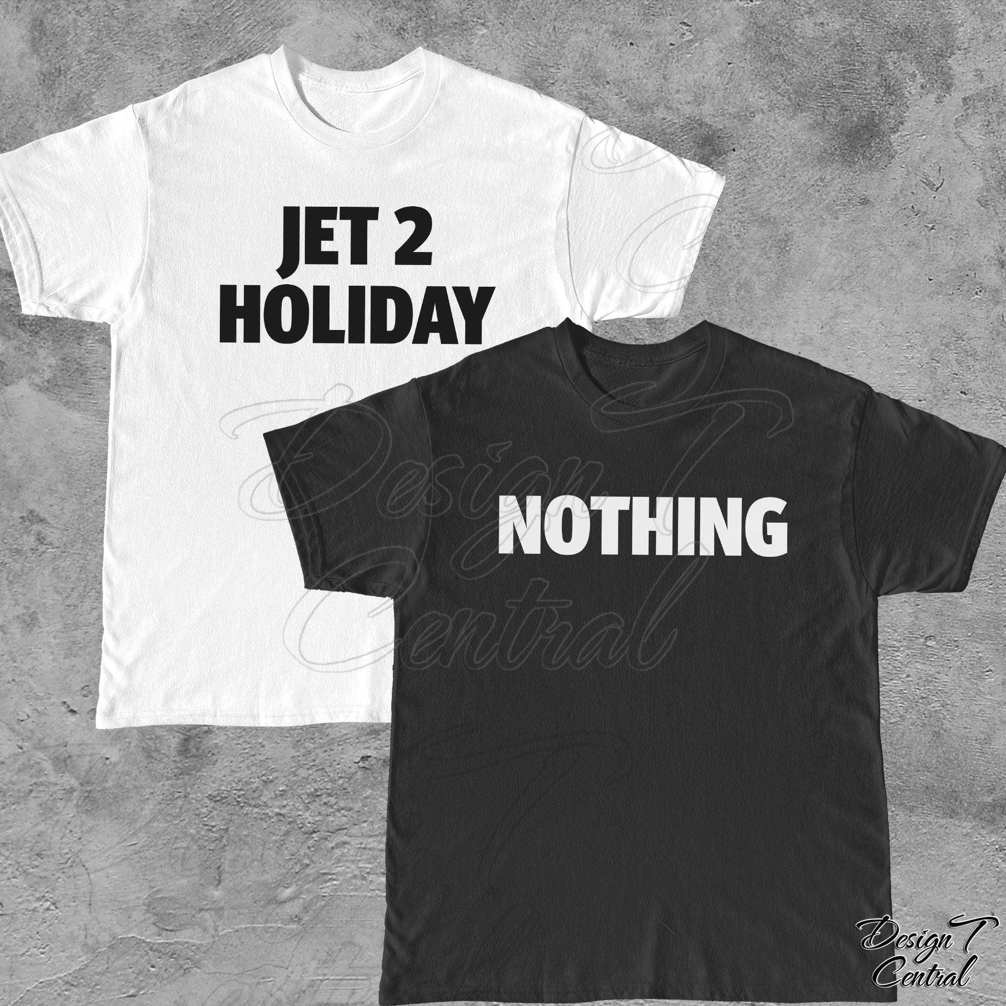 Nothing Beats A Jet 2 Holiday Couple TShirts, Matching Meme Shirts, Funny Tiktok Costume T-Shirts