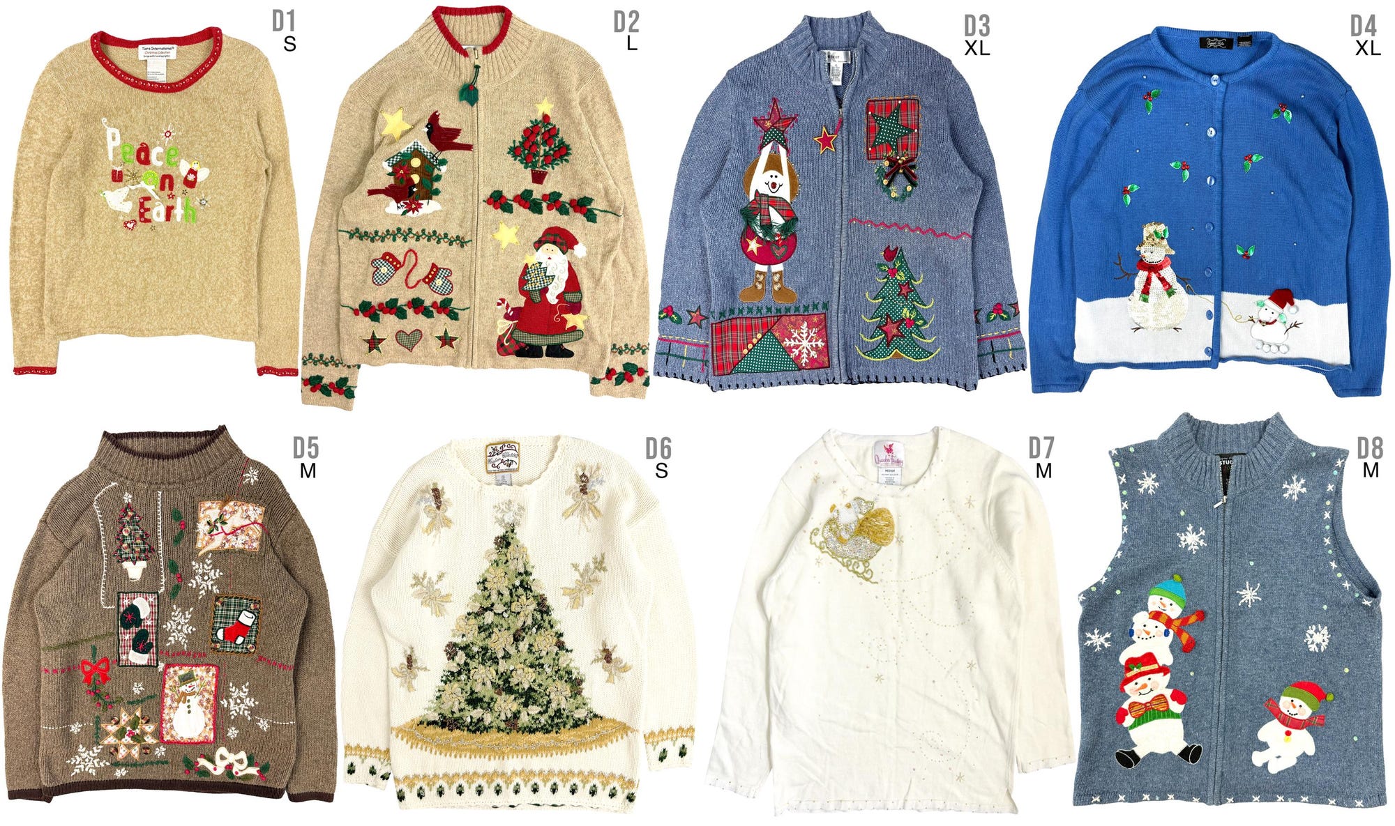 il_2000xN.7251427940_ez6u-1.jpg Vintage Ugly Christmas Sweaters | All Sizes | Tacky Christmas Sweaters | Holiday Sweaters