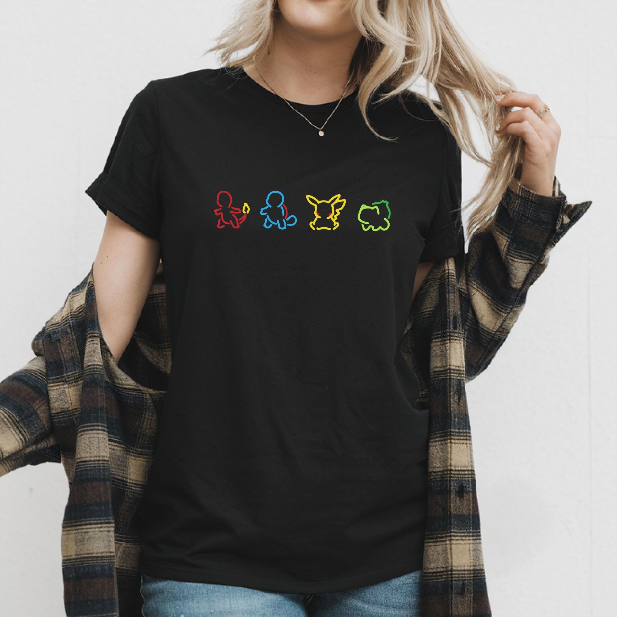 Vintage Pokemon Shirt, 90s Cartoon Sweatshirt, Pokemon Lover Gifts, Trendy Anime Crewneck