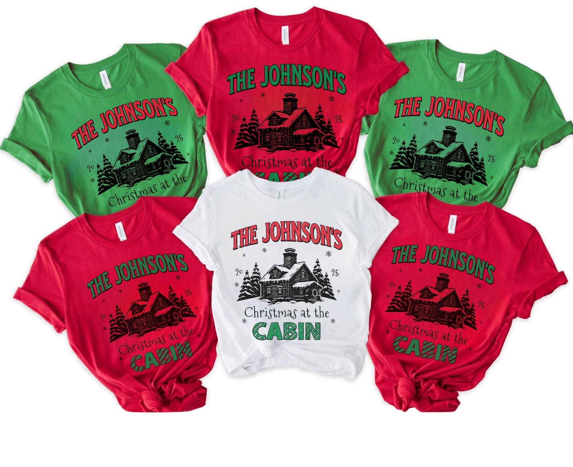 il_2000xN.7254456142_pyr4.jpg Personalized Christmas Cabin Family Shirt: Custom Holiday Matching Outdoor Xmas T-Shirts