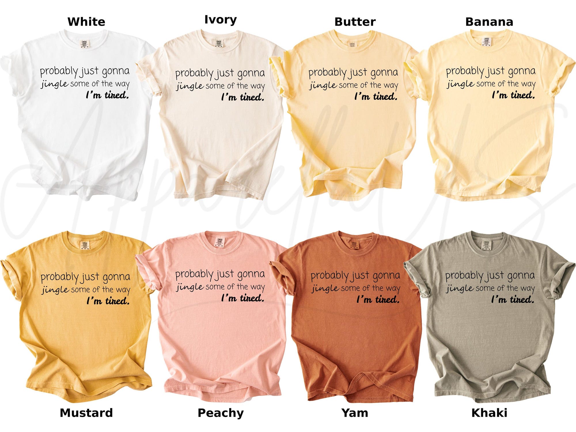 il_2000xN.7254861755_p7tx-1.jpg Comfort Colors® Probably Just Gonna Jingle Some of the Way Shirt, Funny Christmas Sweatshirt, Holiday Saying Shirt, Cute Christmas Gift