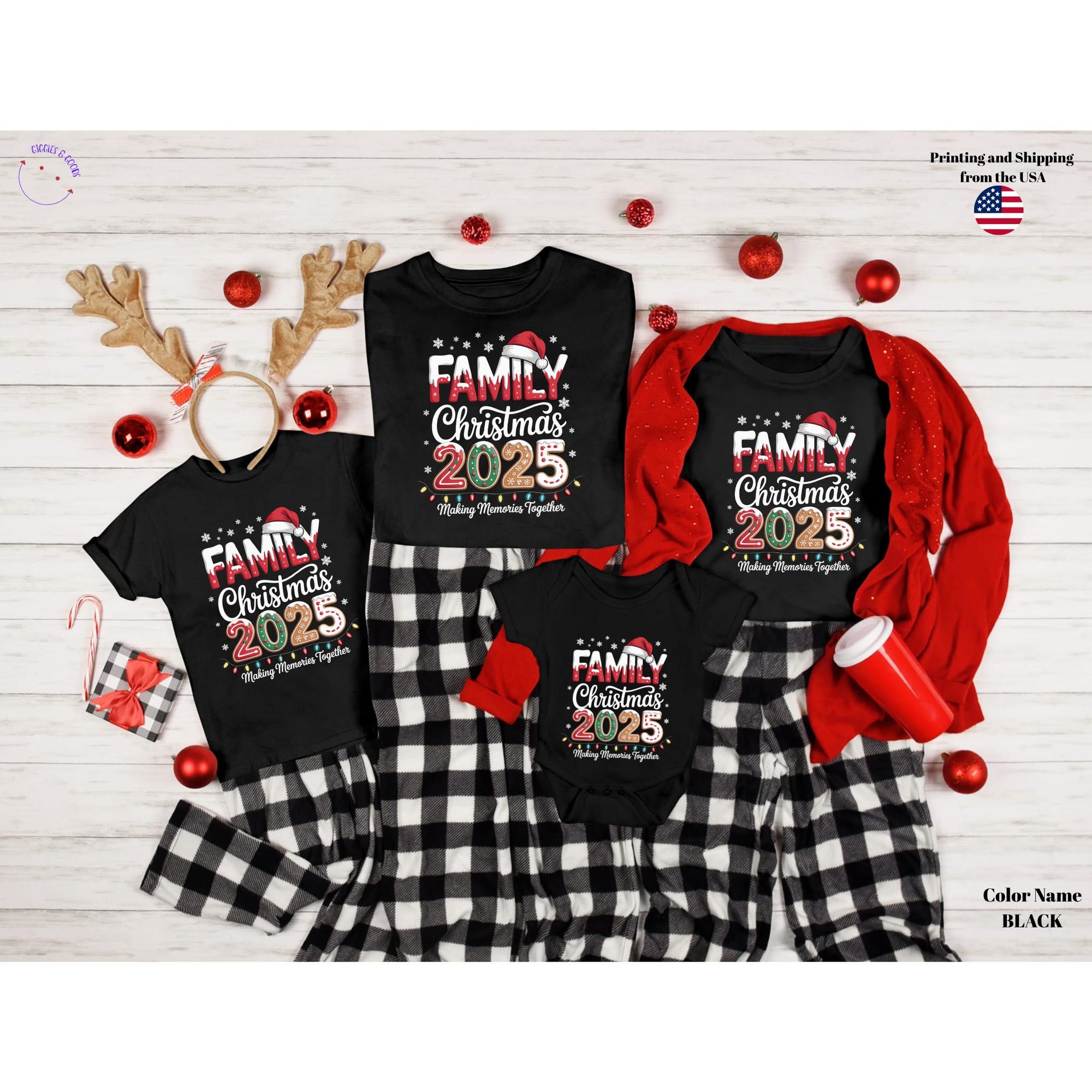 Family Christmas 2025 Making Memories Together Shirts, Christmas Family Shirt, Christmas Group Shirt, Christmas Pajamas, Christmas Gifts