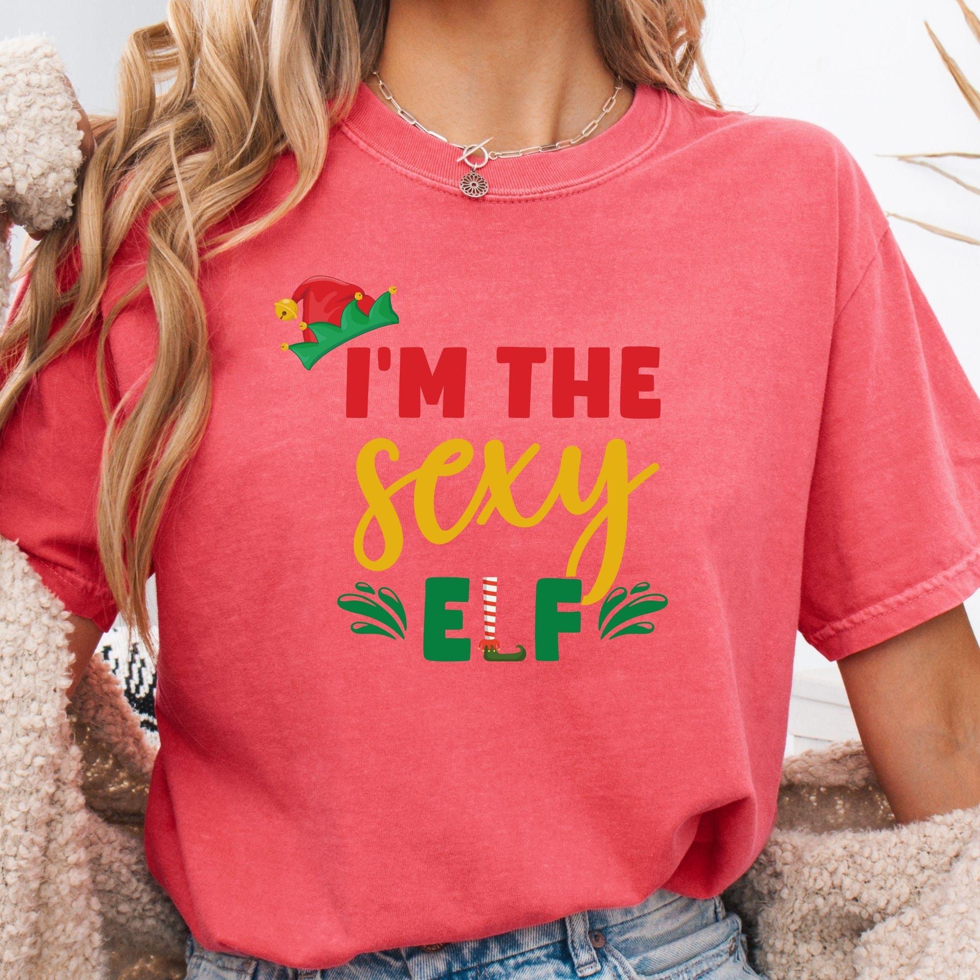 il_2000xN.7257693650_ax1l-1.jpg Custom 'The Elf' Comfort Colors Christmas Shirt