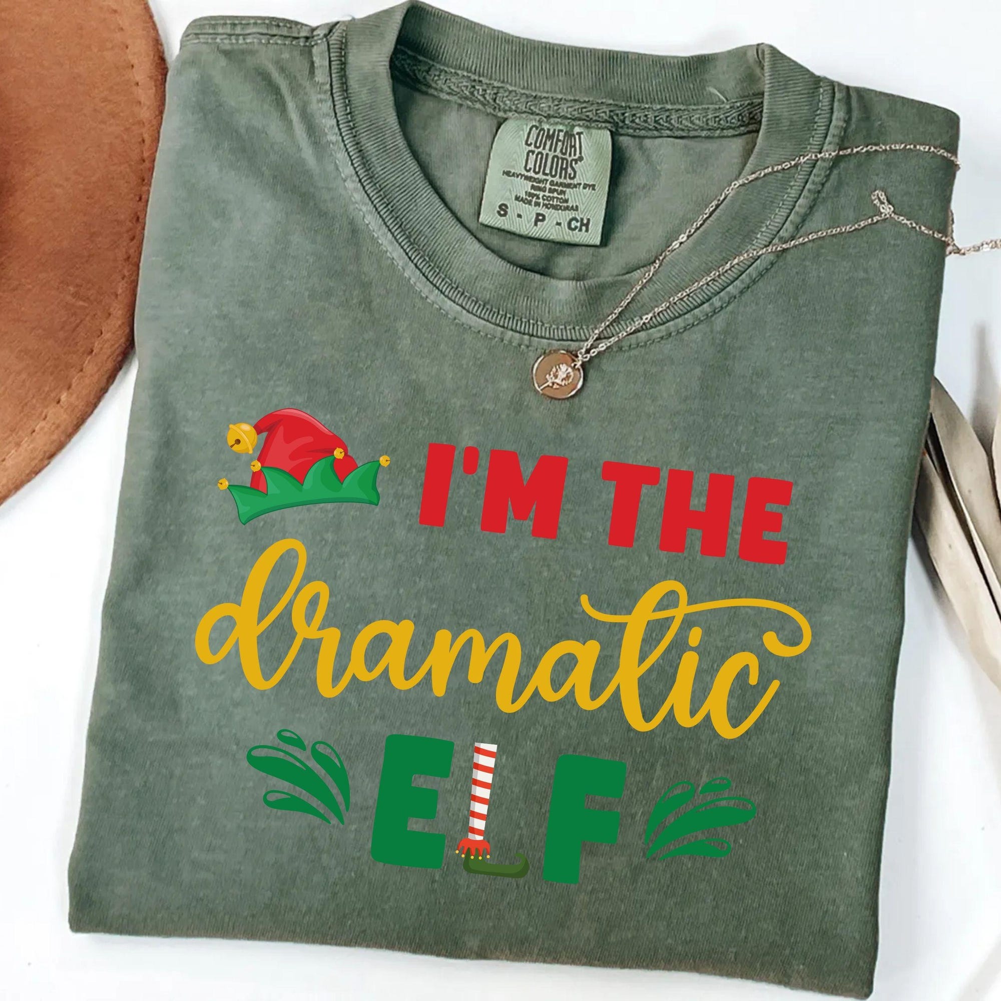 il_2000xN.7257693652_lwf9-1.jpg Custom 'The Elf' Comfort Colors Christmas Shirt