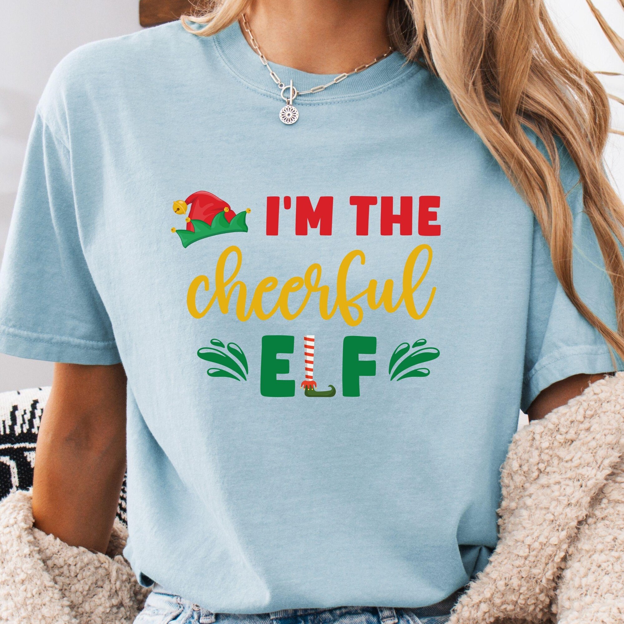 il_2000xN.7257693654_8e1i-1.jpg Custom 'The Elf' Comfort Colors Christmas Shirt
