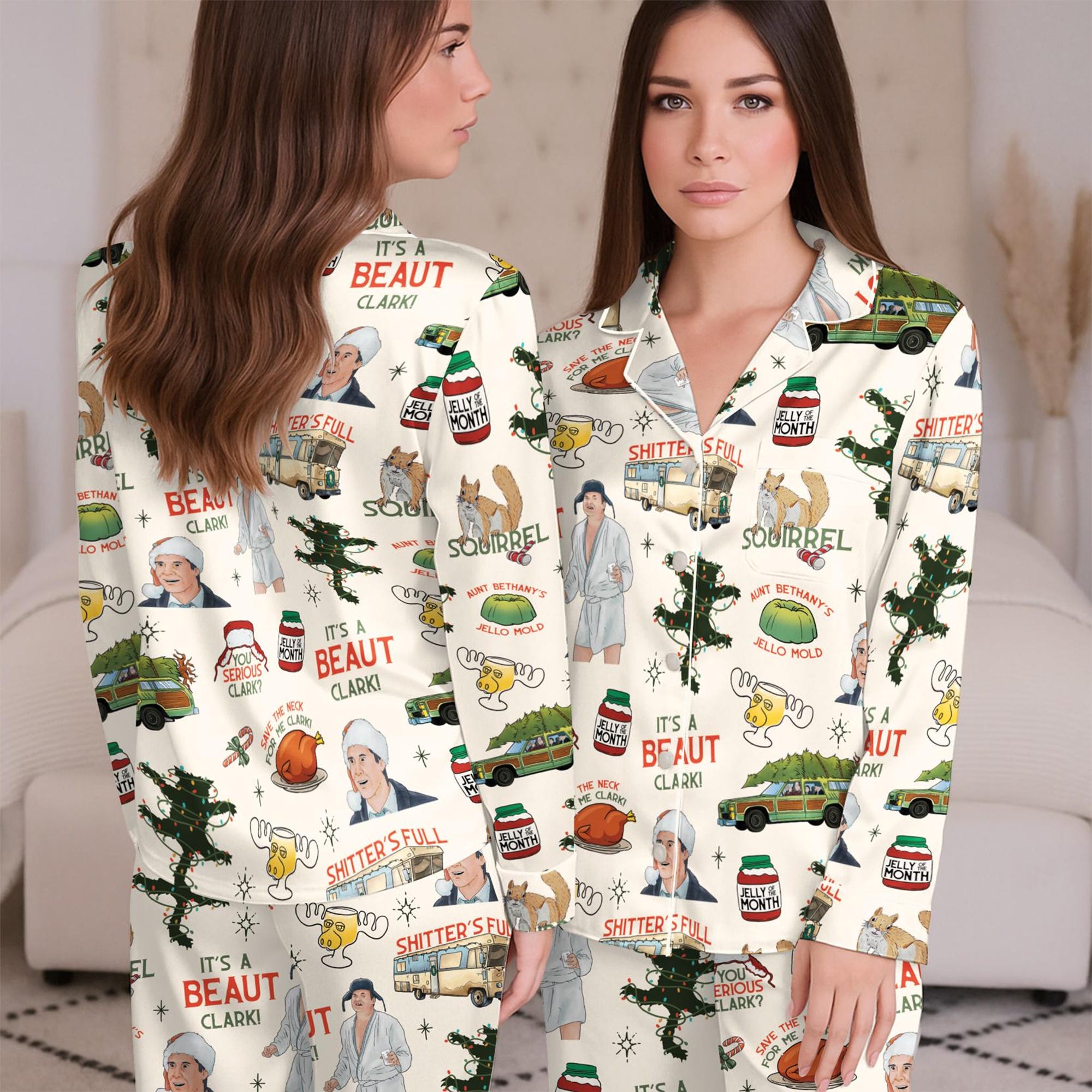 Griswold Pajamas Set, Griswold Christmas Pajamas, Christmas Tree Farm Shirt, Family Pajamas, National Lampoon’s Christmas Vacation Shirt