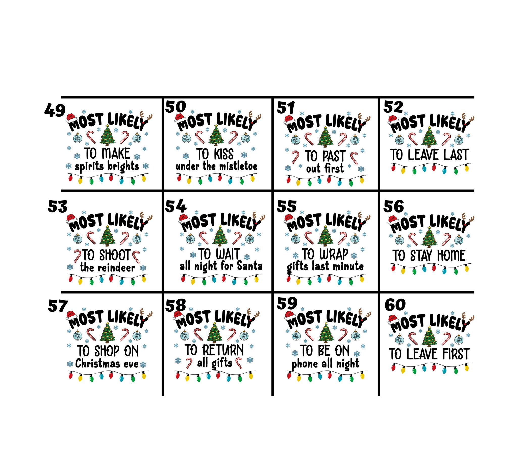 il_2000xN.7261872524_83xd-1.jpg Matching Family Christmas Shirts, Funny “Most Likely To” Holiday Tees, Custom Family Xmas Shirt, Couples Christmas Outfit, Holiday Gift Idea