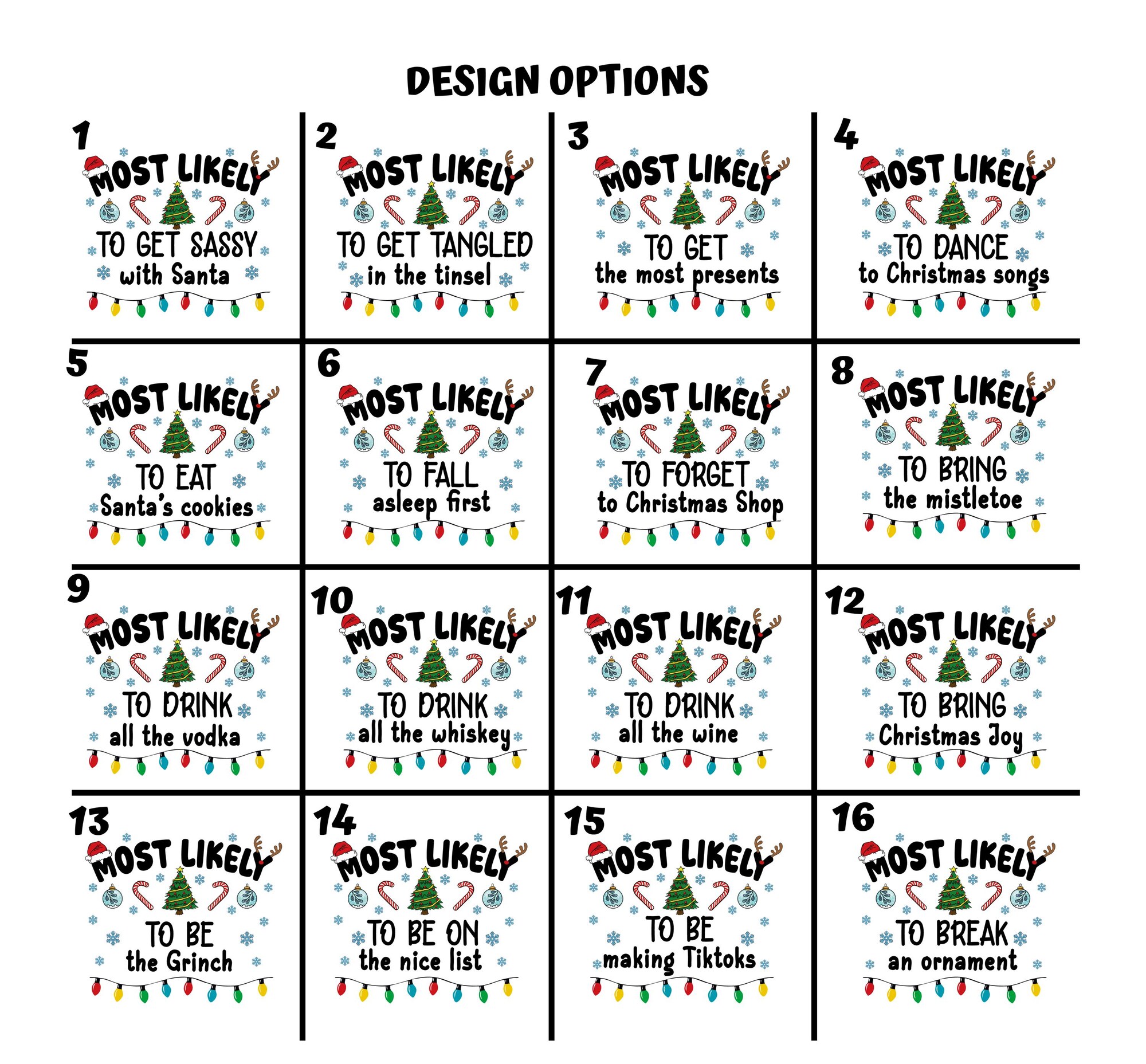 il_2000xN.7261872540_szad-1.jpg Matching Family Christmas Shirts, Funny “Most Likely To” Holiday Tees, Custom Family Xmas Shirt, Couples Christmas Outfit, Holiday Gift Idea