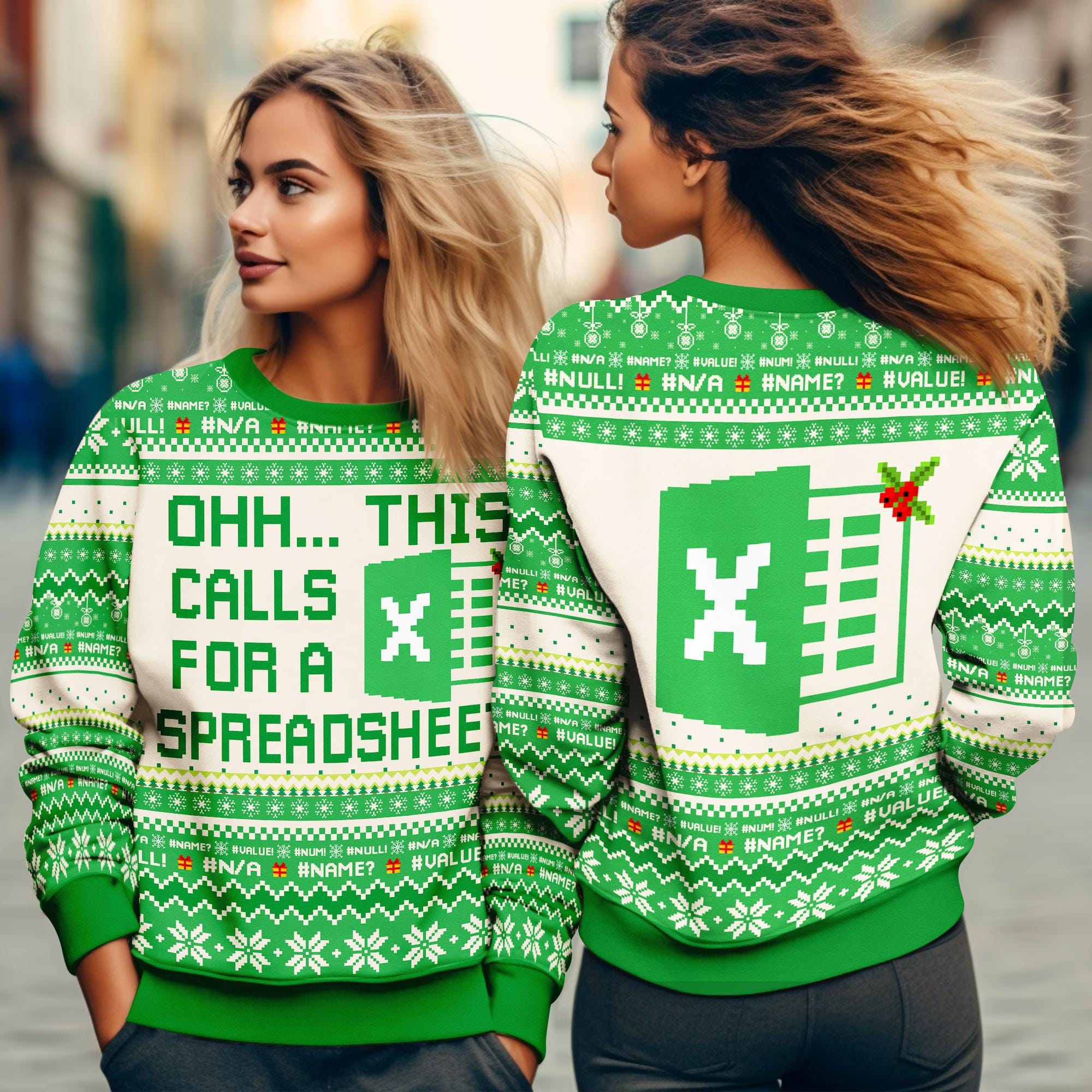 il_2000xN.7262583617_pca5.jpg Excel Freak In The Sheets Ugly Christmas Sweater This Calls for A Spreadsheet Sweater Excel Group Matching Christmas Shirt Christmas Gift