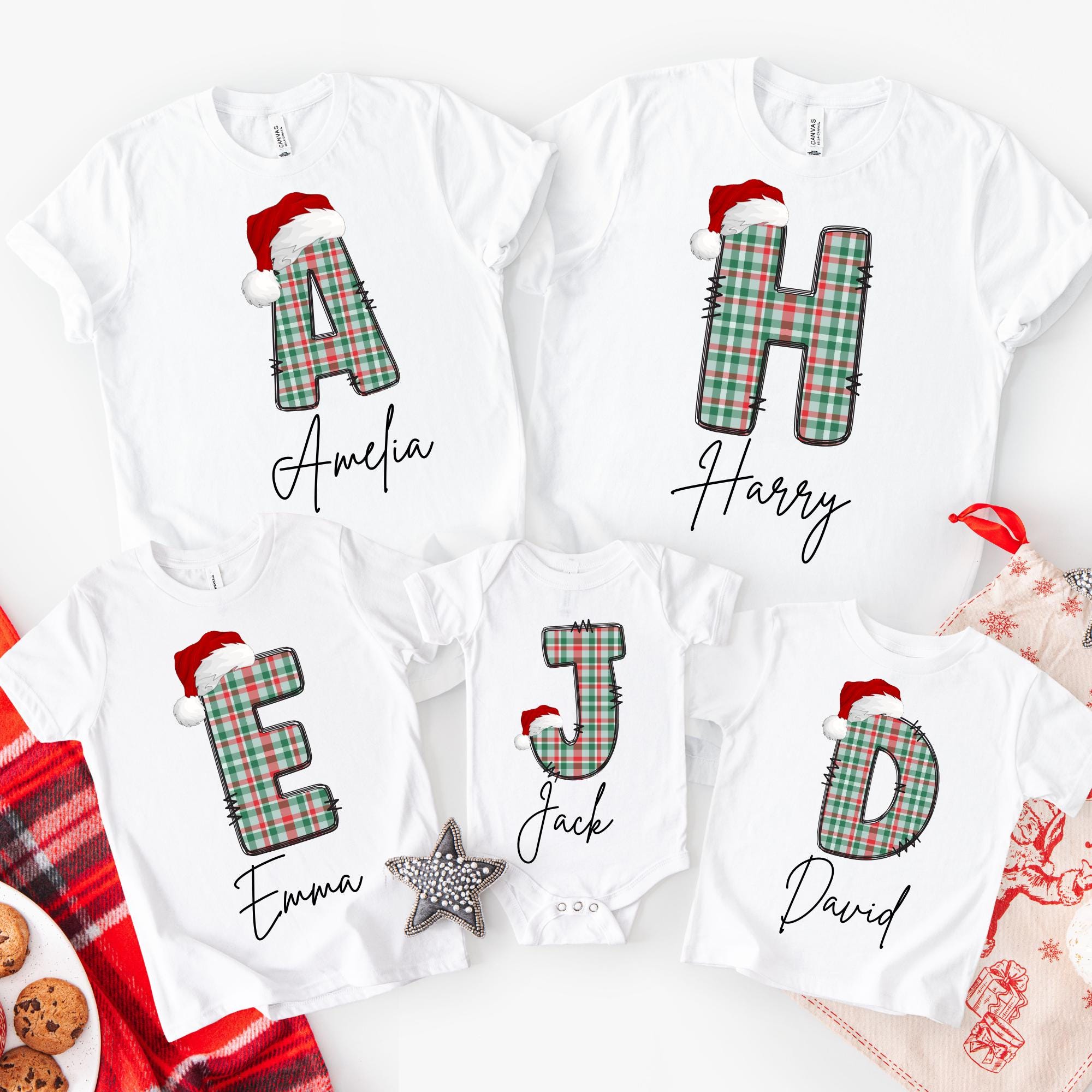 Christmas Custom Name Matching Shirt Gift, Custom Family Christmas Shirt, Personalized Christmas Couple Shirt, Christmas Group Shirt