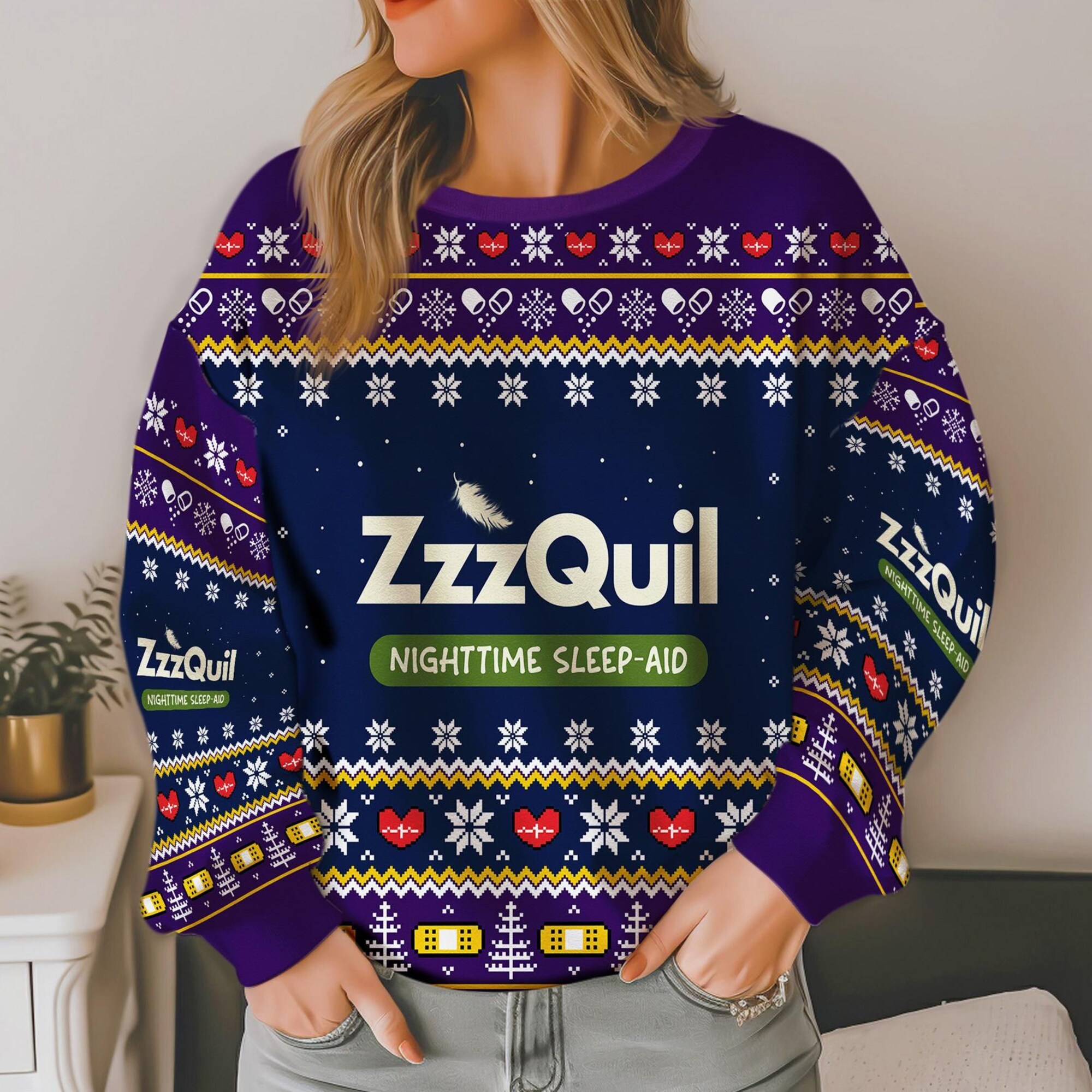 il_2000xN.7263364390_kd3y.jpg Pharmacy Ugly Christmas Sweater, Nurse Christmas Ugly Sweater, Medical Matching Family Christmas Sweater, Family Xmas Group Sweater