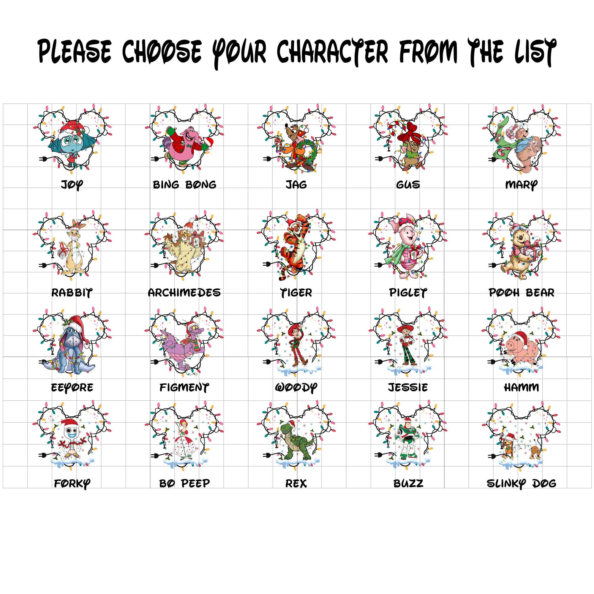 il_2000xN.7264901469_h4xf.jpg Christmas Custom Disney All Characters Shirts, Personalized 2025 Disney Christmas Shirt, Matching Family Christmas Tees, Holiday Disney Trip