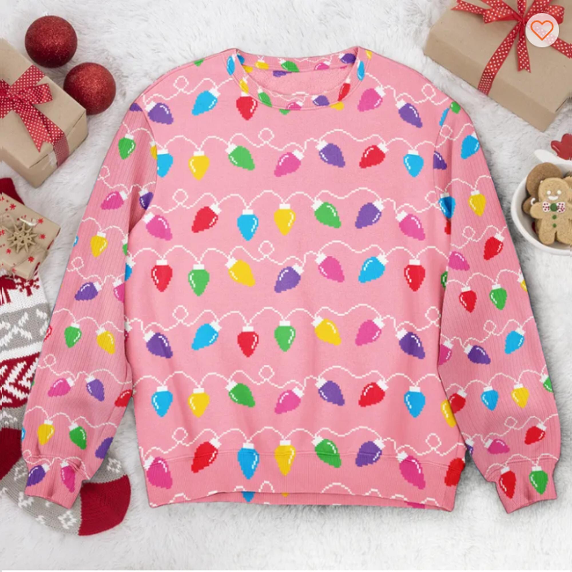 il_2000xN.7266423346_dwm1.jpg Personalized Christmas Tree Face Santa Hat Sweater, Photo Ugly Xmas Ugly Sweater, Custom Kids Faces Family Christmas Ugly Matching Gift