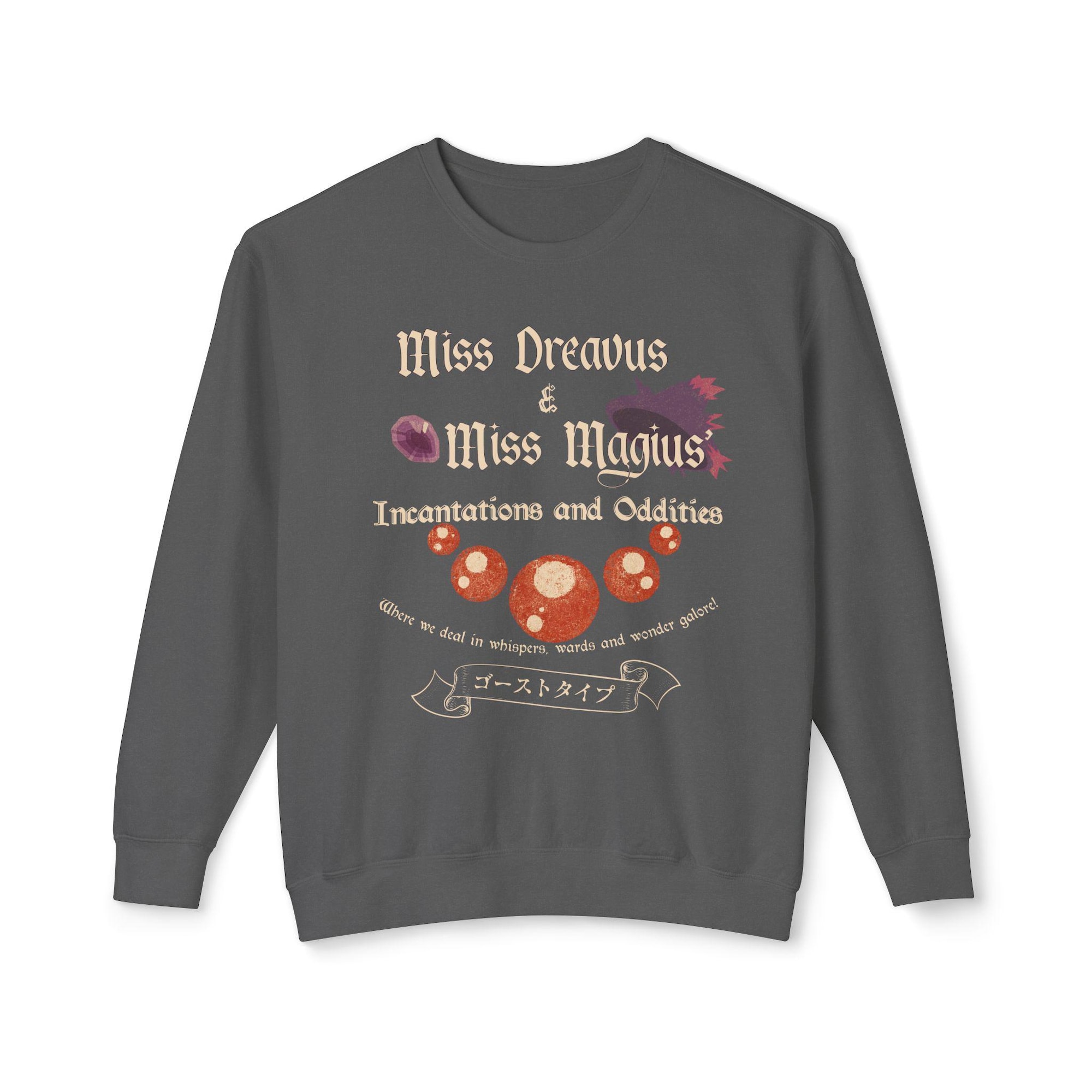 Pokemon Fall Sweatshirt, Pokemon Sweatshirt, Pokemon Halloween, Misdreavus, Mismagius