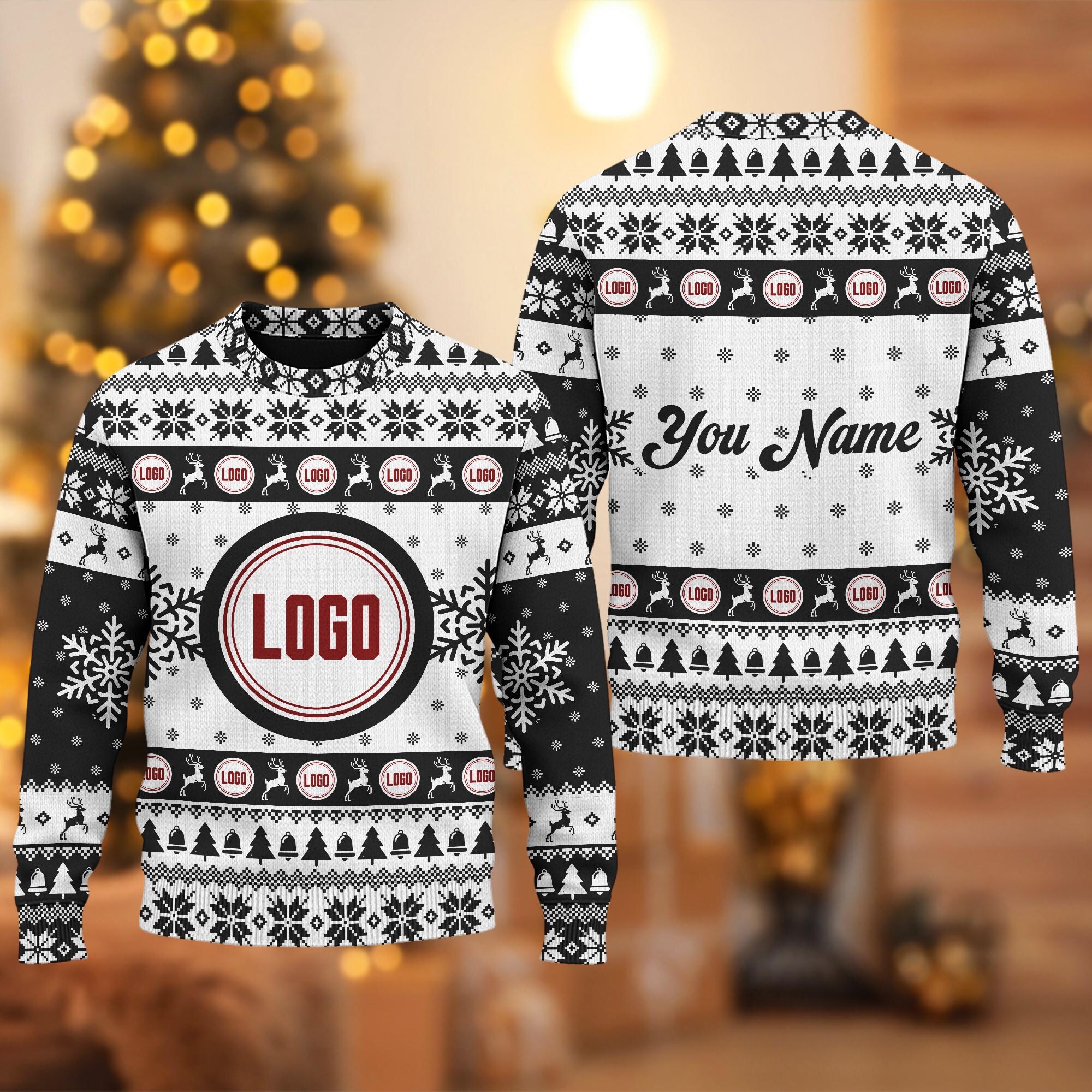 il_2000xN.7269597782_4ppi.jpg Custom Logo Company Ugly Sweater, Personalized Custom Logo 3D Ugly Christmas Sweater, Christmas Gift For Men Women Kid, Christmas Gift