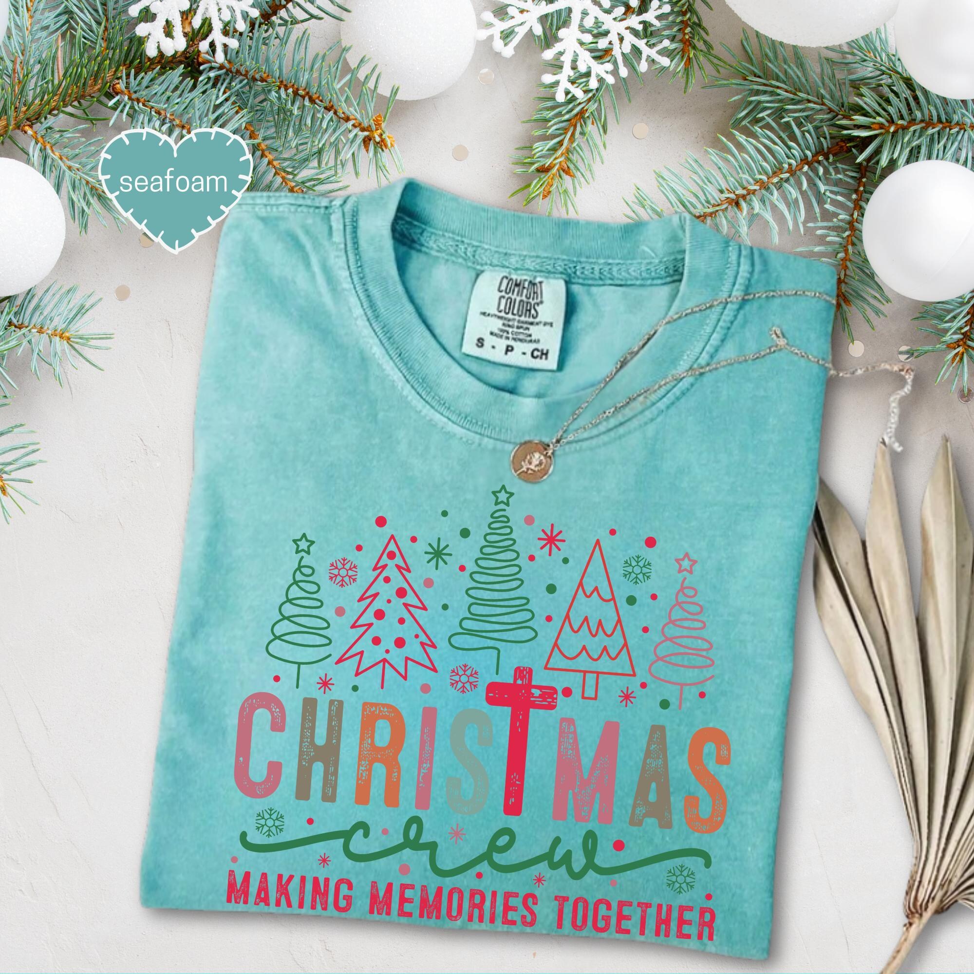 il_2000xN.7270476075_mlt4.jpg Christmas Crew Preppy Shirt Family Matching Comfort Colors Youth Shirt Christmast Making Memories Together Tee