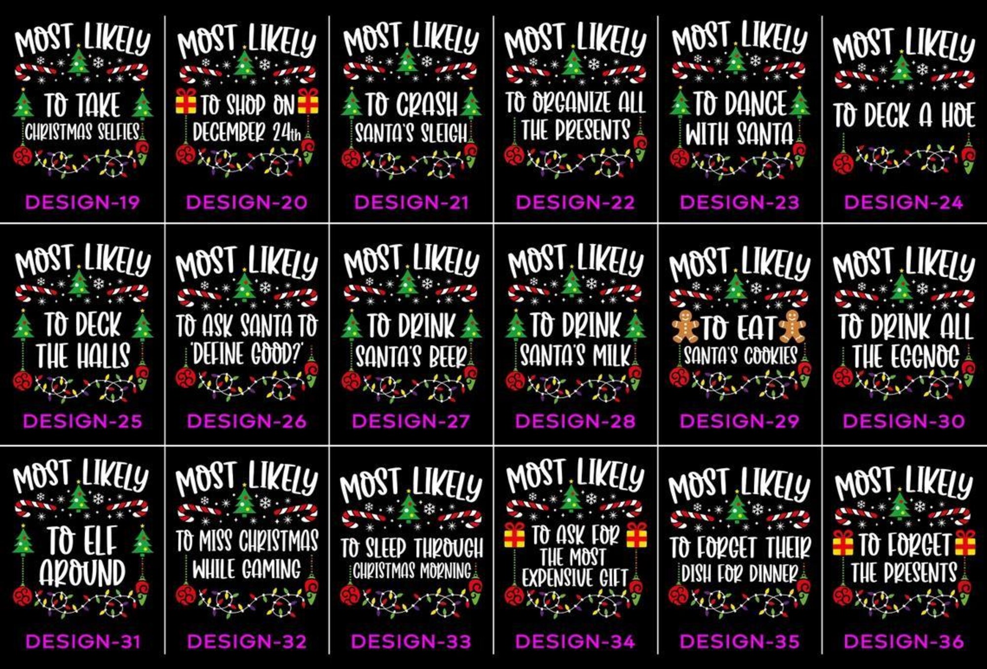 il_2000xN.7270809656_7w3c.jpg Funny Quotes Most Likely Christmas Tee,Christmas Crew Shirt,Christmas Pajama,Matching Christmas Tee,Long Sleeve,Holiday T-shirt,Xmas Tee