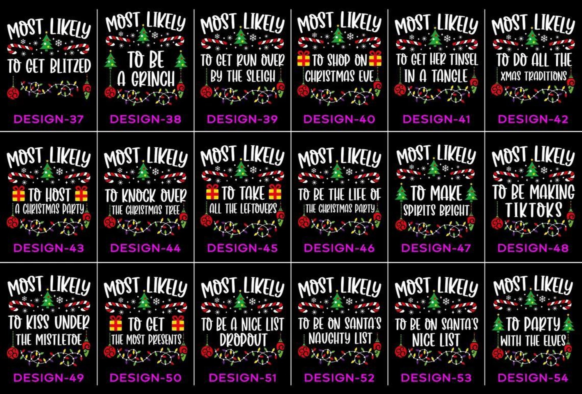 il_2000xN.7270809668_1mnd.jpg Funny Quotes Most Likely Christmas Tee,Christmas Crew Shirt,Christmas Pajama,Matching Christmas Tee,Long Sleeve,Holiday T-shirt,Xmas Tee