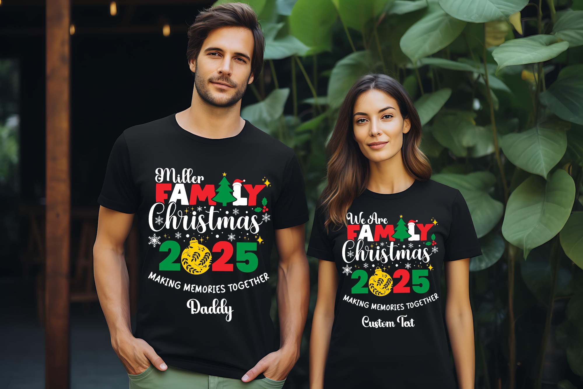 Custom  Family Christmas Shirt, Matching Family Shirts, Christmas Shirts, Christmas Gift, Family Pajamas For Christmas, Christmas Costume