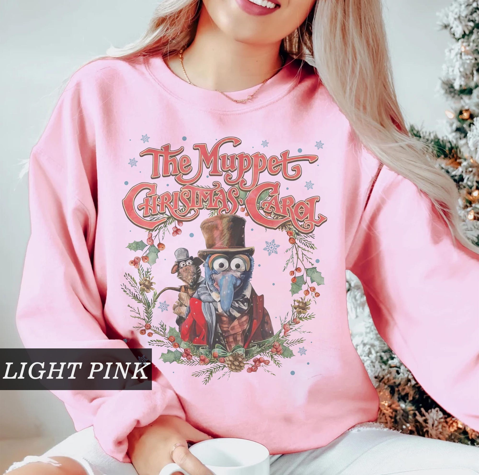 il_2000xN.7271215951_85wx-1.jpg Vintage The Muppet Christmas Carol Sweatshirt, Gonzo Rizzo The Rat T-shirt, Retro Holiday Movie Tee, Funny Christmas 2025 Shirt