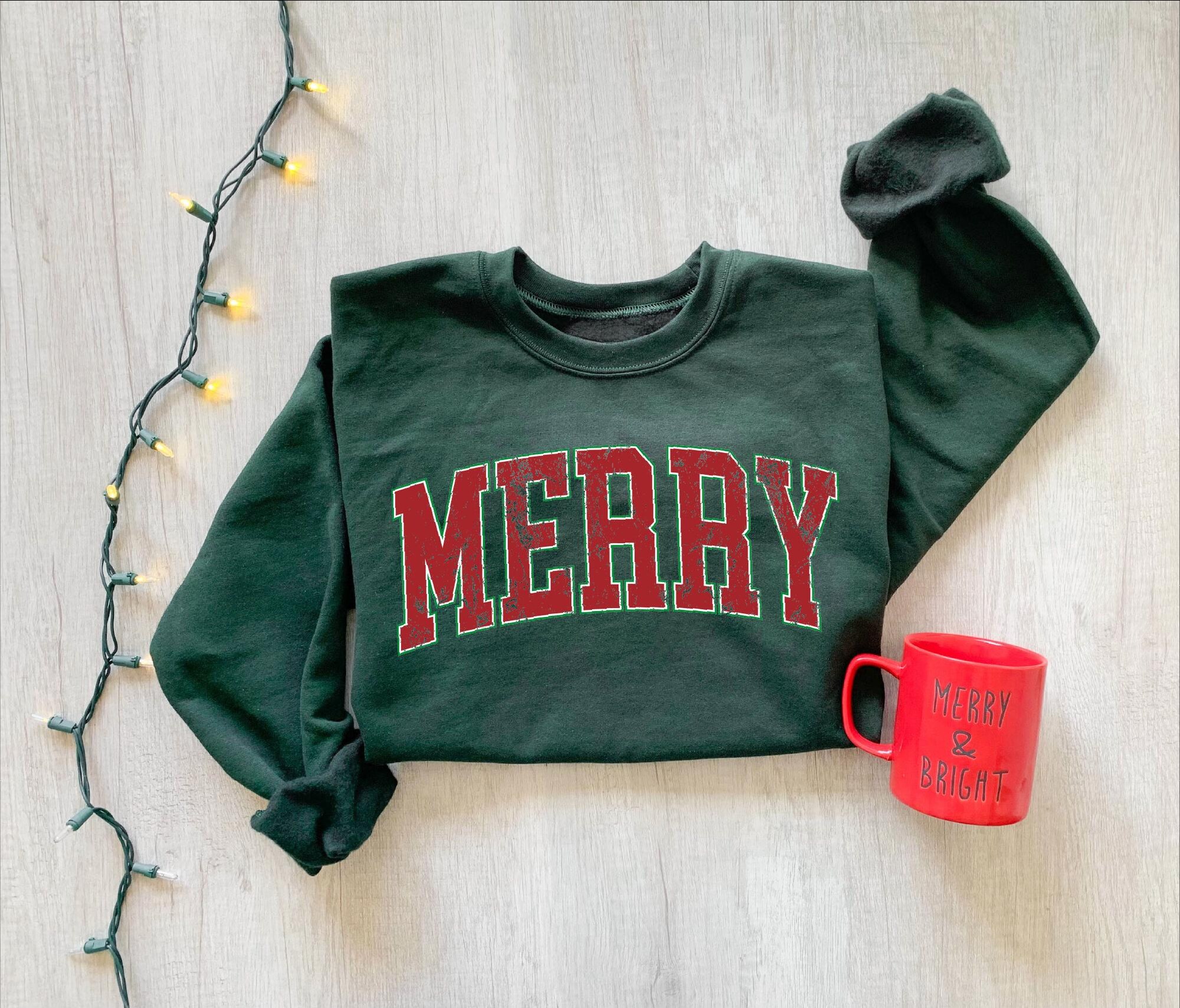il_2000xN.7272925669_l63f-1.jpg Retro Merry Christmas Sweatshirt : Cute Holiday Gift, Womens Xmas Graphic Tee