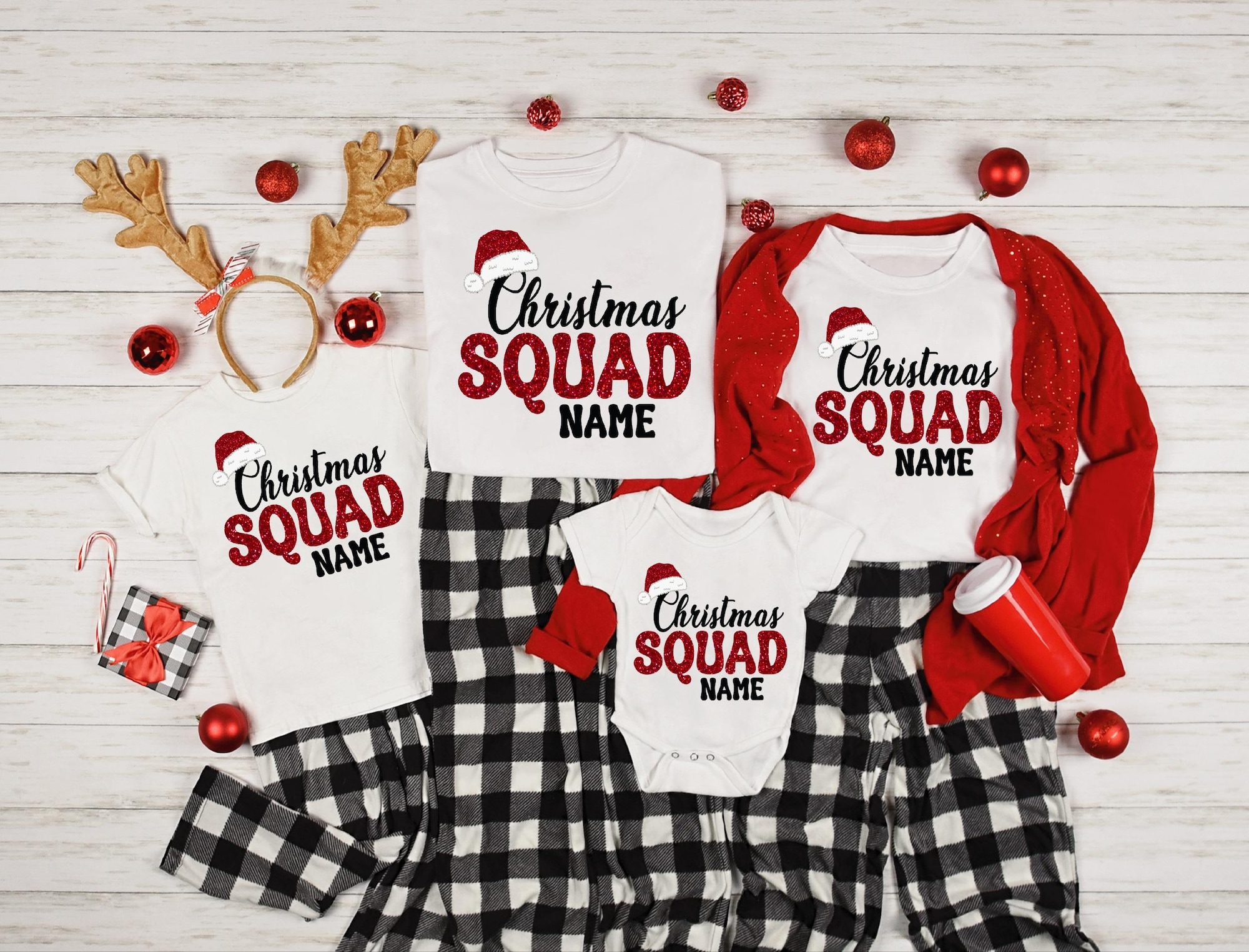 Custom Matching Family Christmas Squad Shirt, Custom Family Xmas Shirt, Christmas Squad T-shirt 2025, ss0329