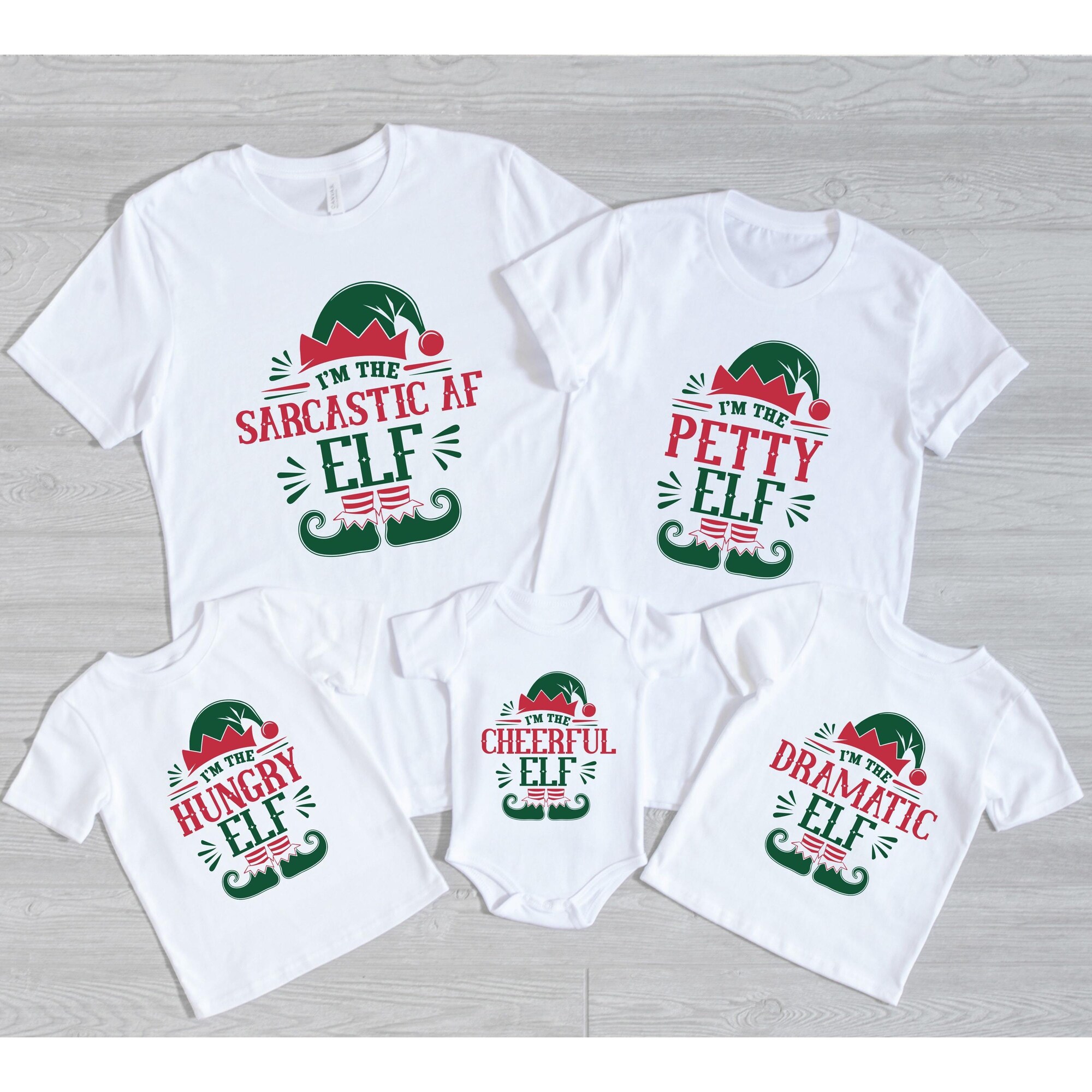 Custom The Elf Christmas Shirt, Matching Family Xmas Shirt, I’m The Petty Elf Xmas Tee, I’m The Sarcastic Elf Tee, Elf Hungary Christmas Tee